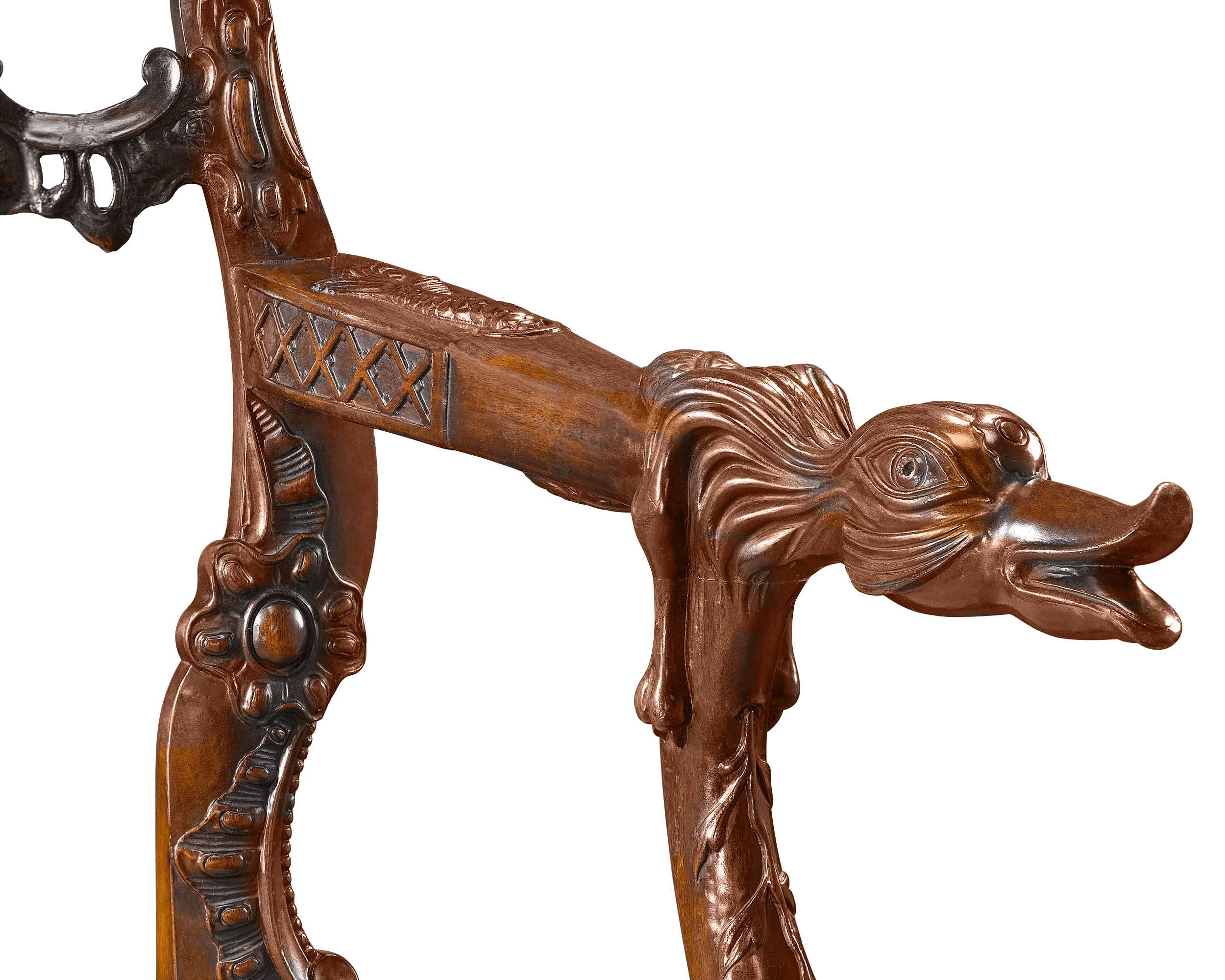 Georgian Mahogany Armchair - Image 4