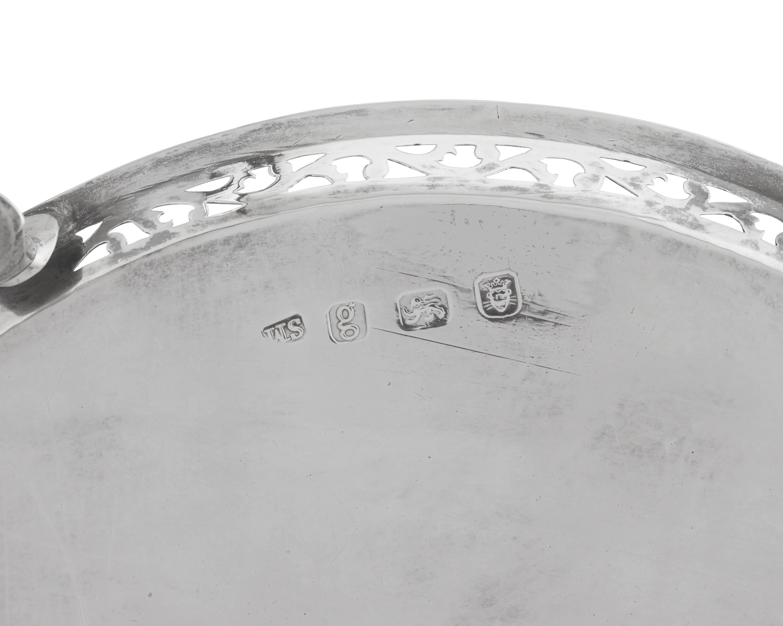 Georgian Pierced Silver Salver - Image 3