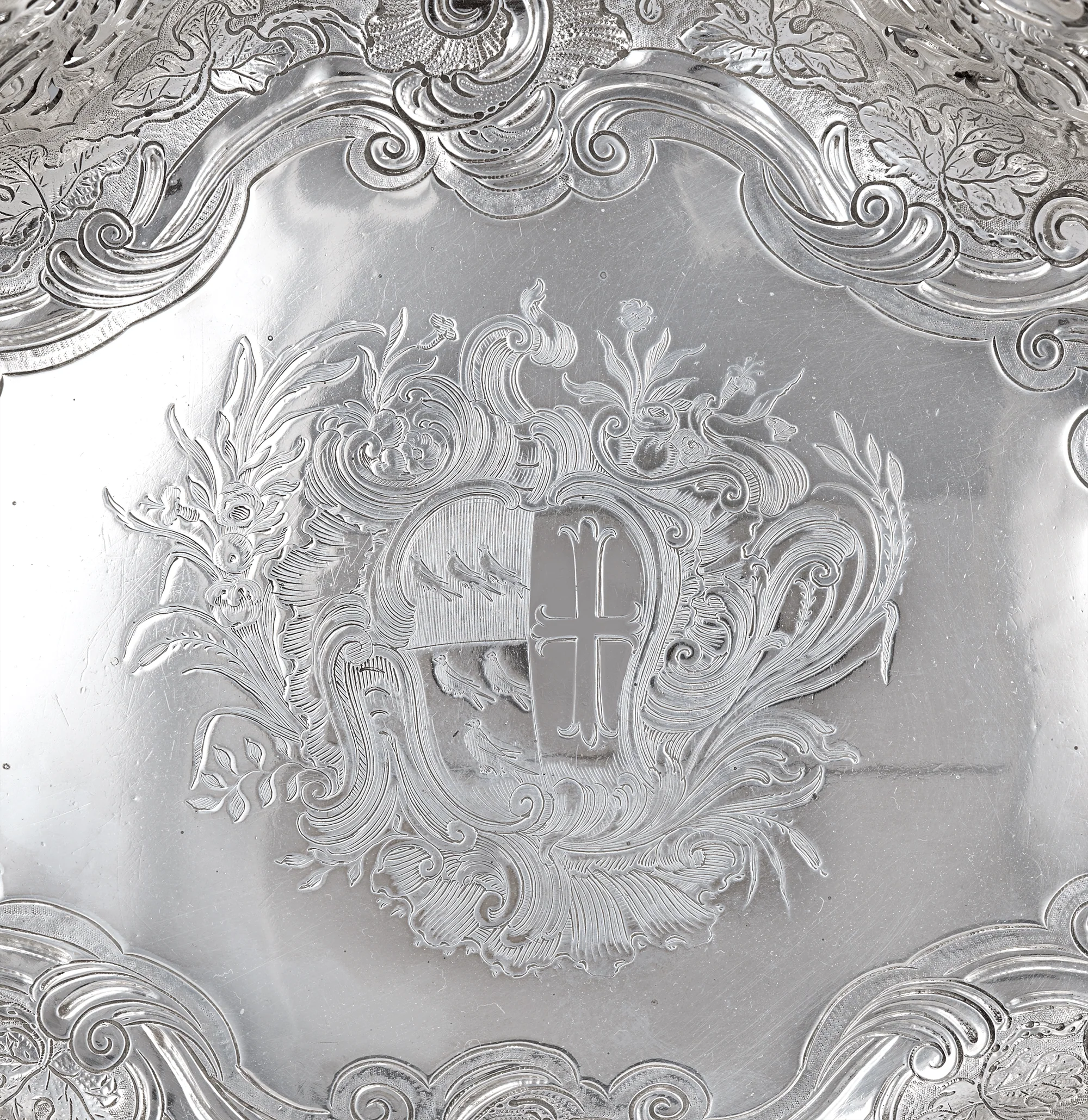 Georgian Silver Basket by Peter Archambo - Image 3