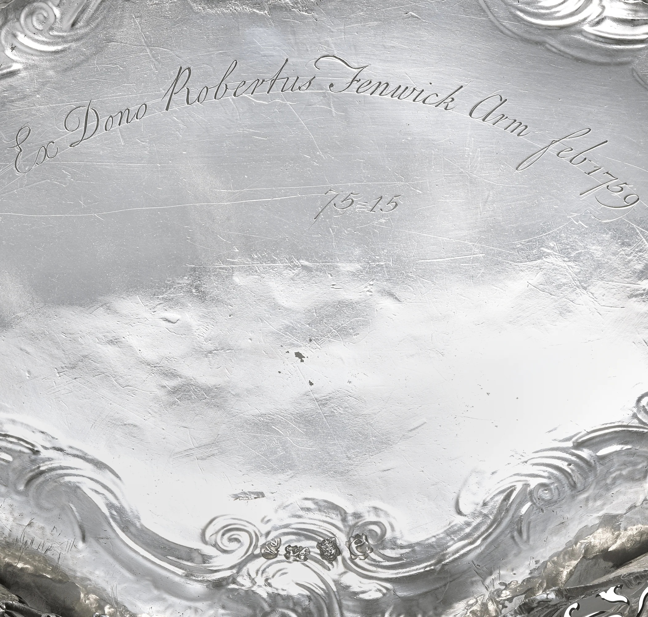 Georgian Silver Basket by Peter Archambo - Image 6