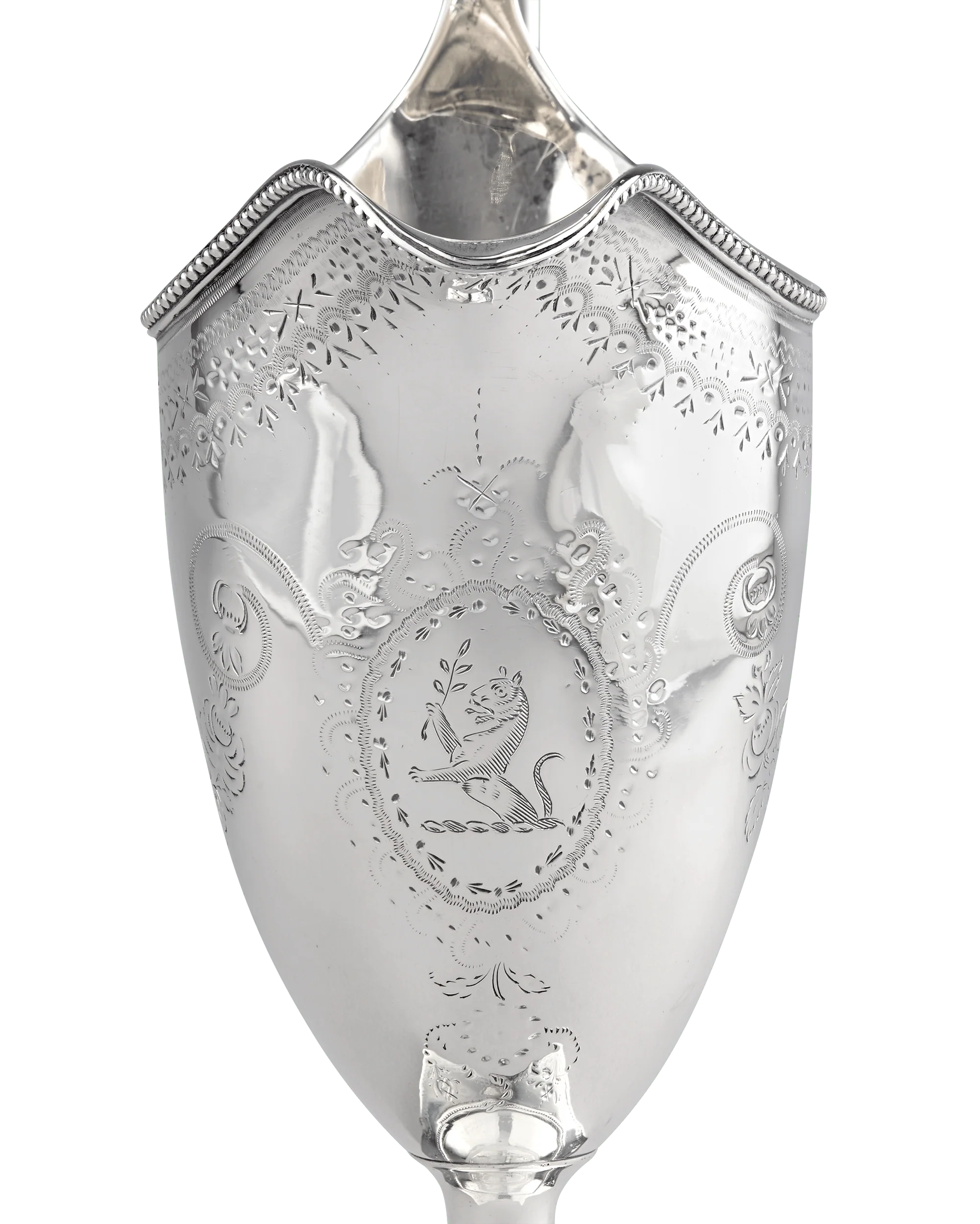 Georgian Silver Creamer by Hester Bateman - Image 3