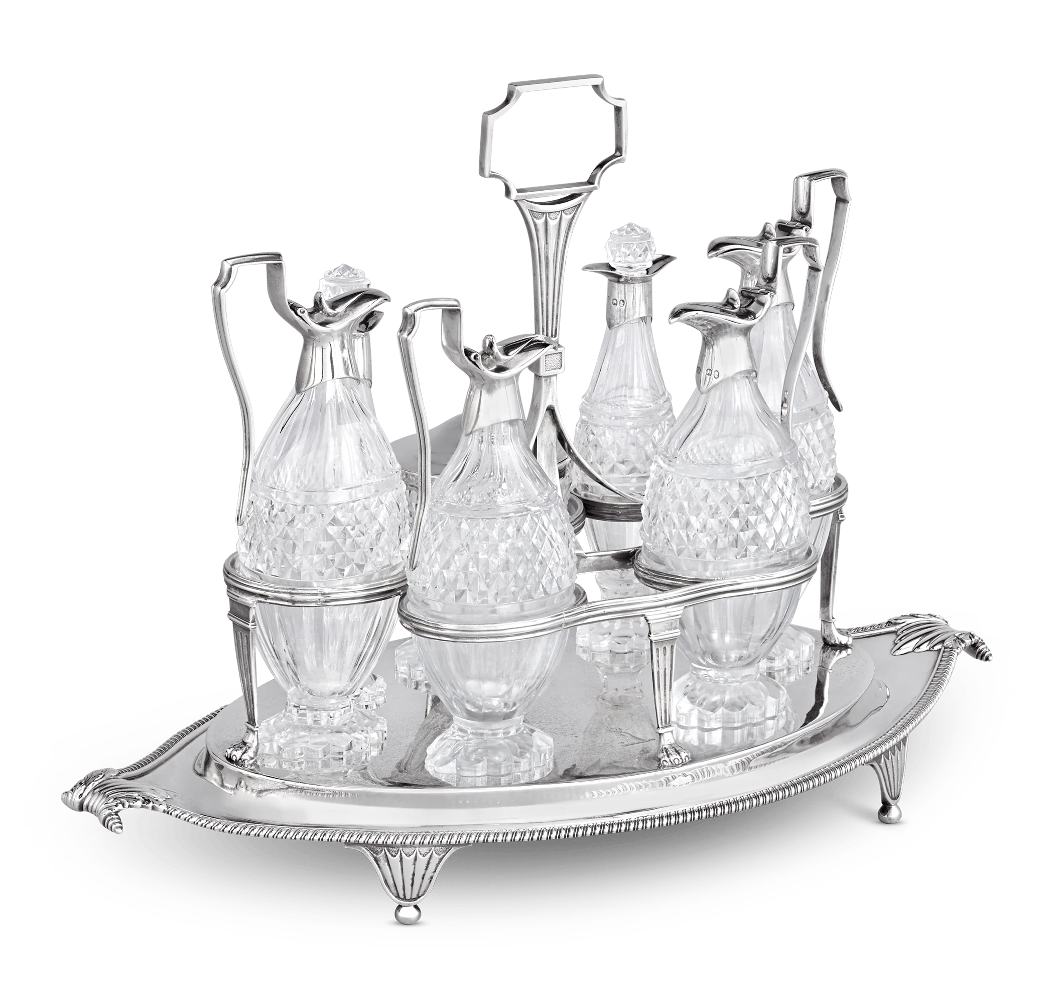 Georgian Silver Cruet set by Paul Storr - Image 2