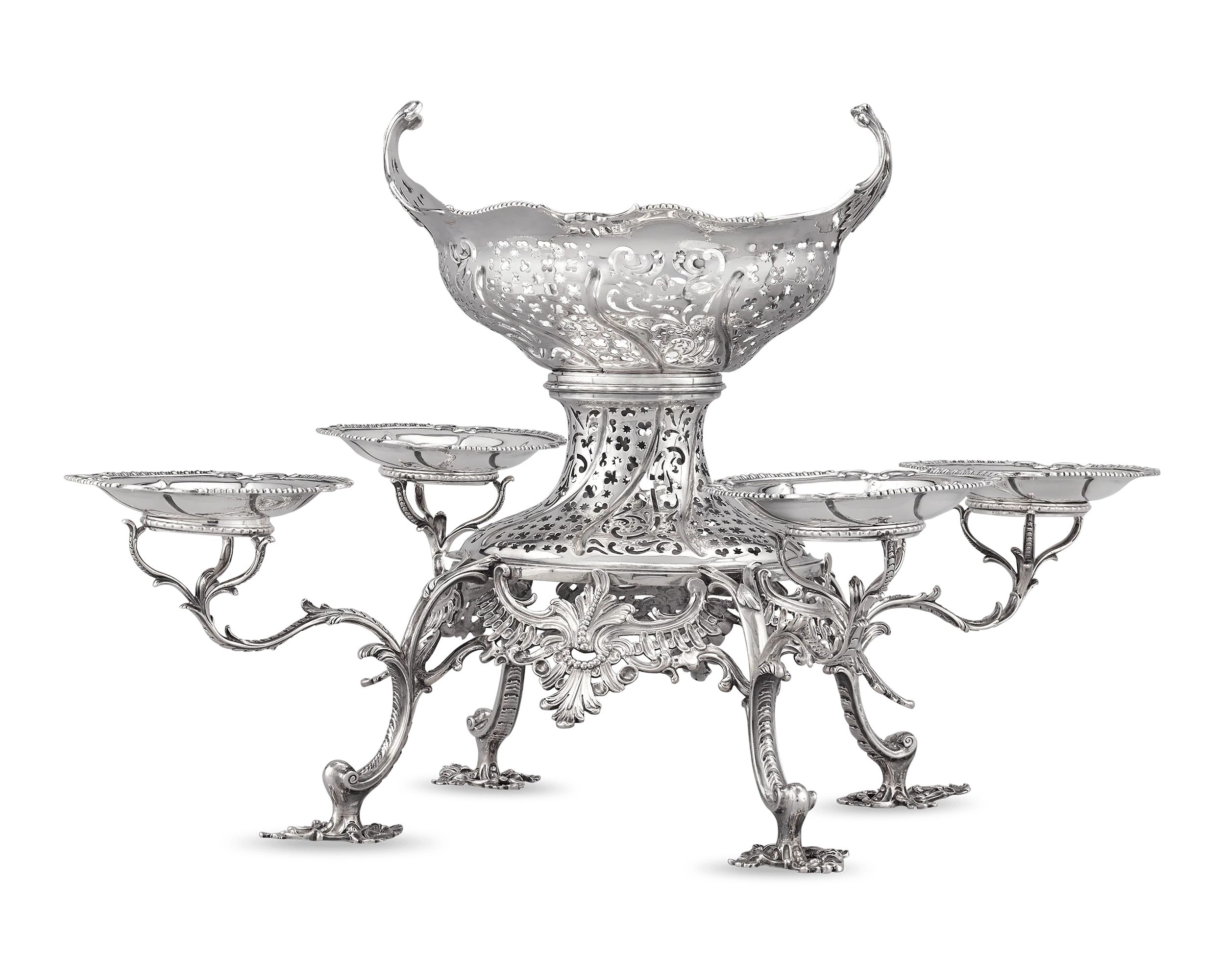 Georgian Silver Epergne - Image 2