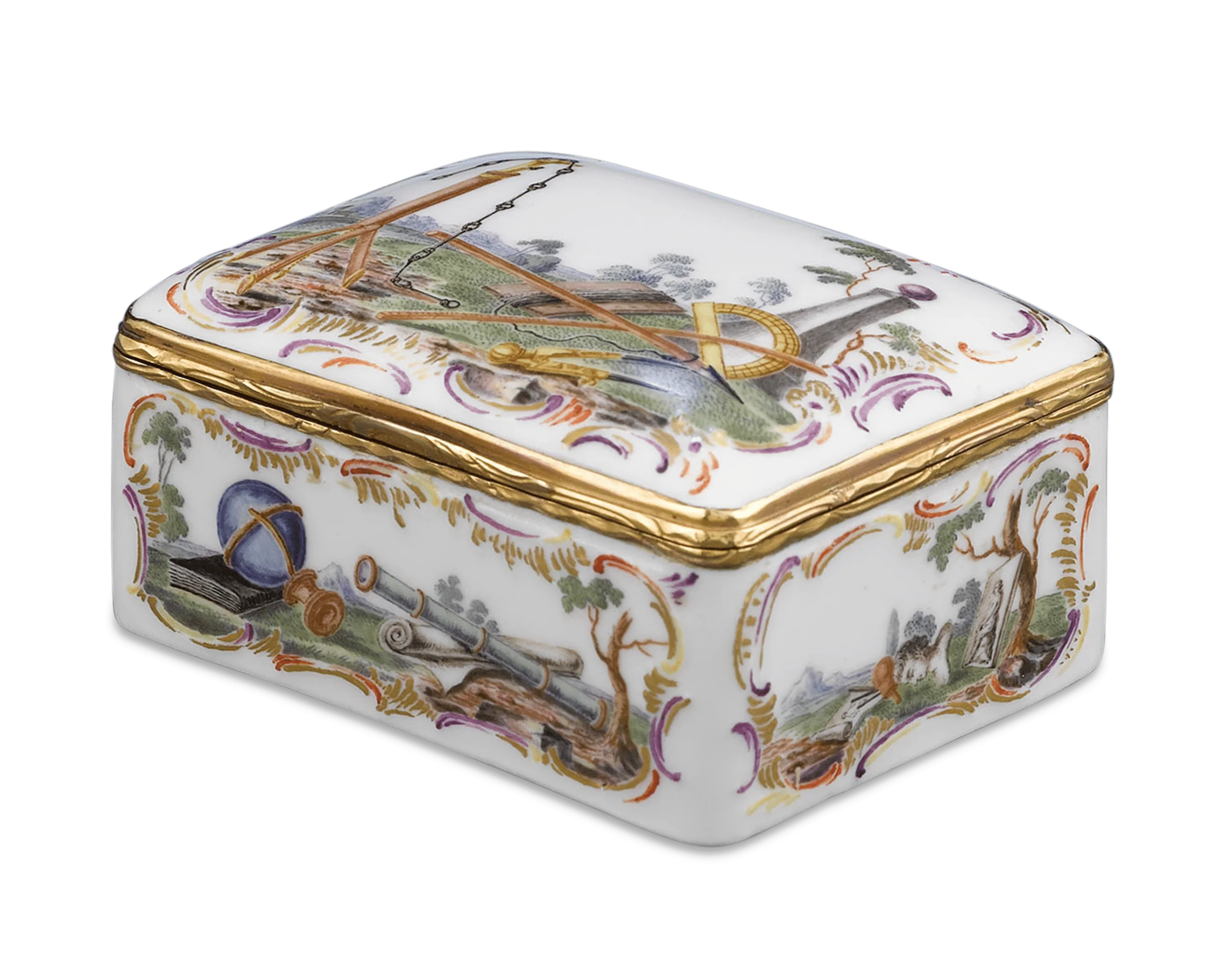 German Porcelain Snuff Box - Image 2