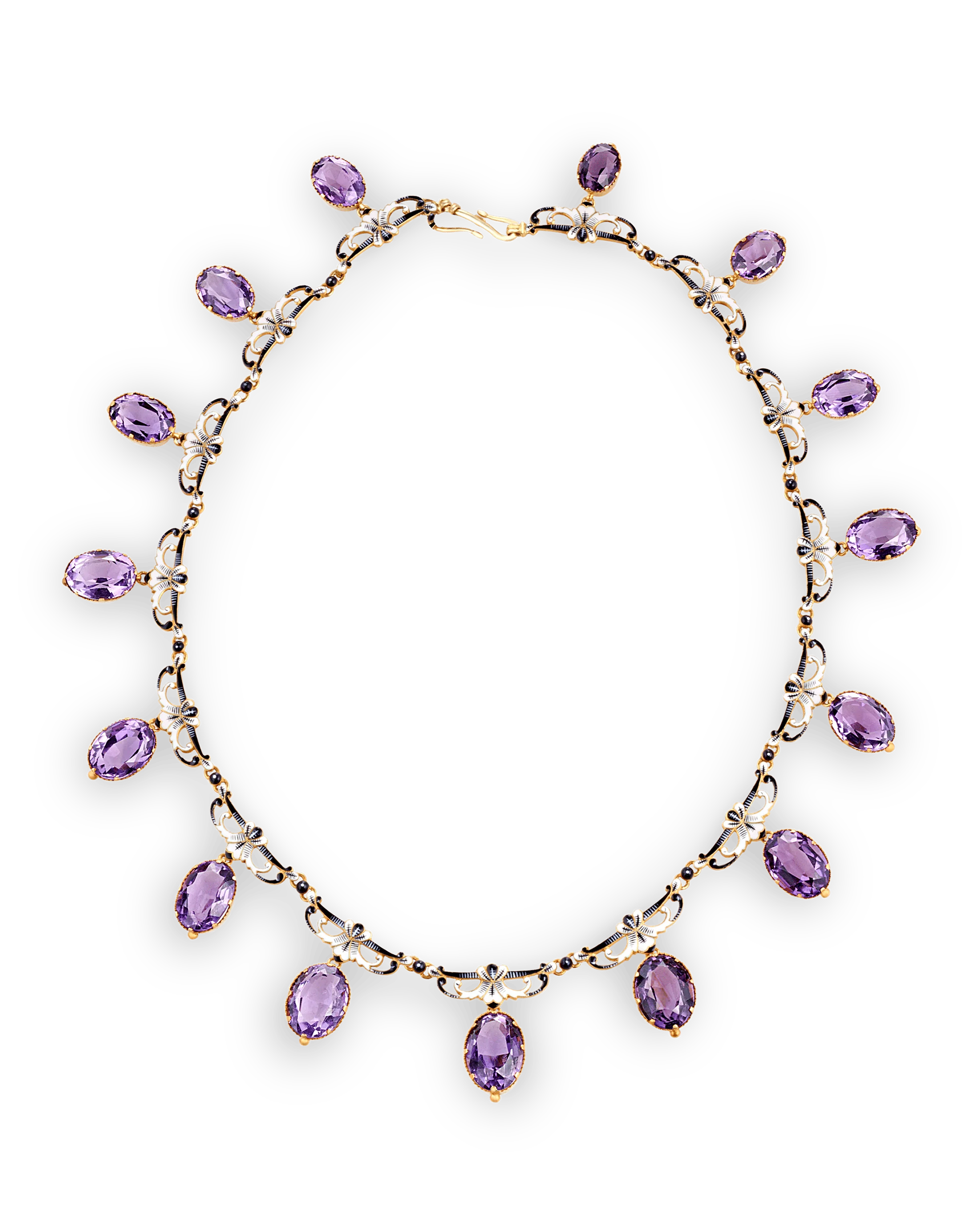 Giuliano Renaissance Revival Amethyst Necklace - Image 3