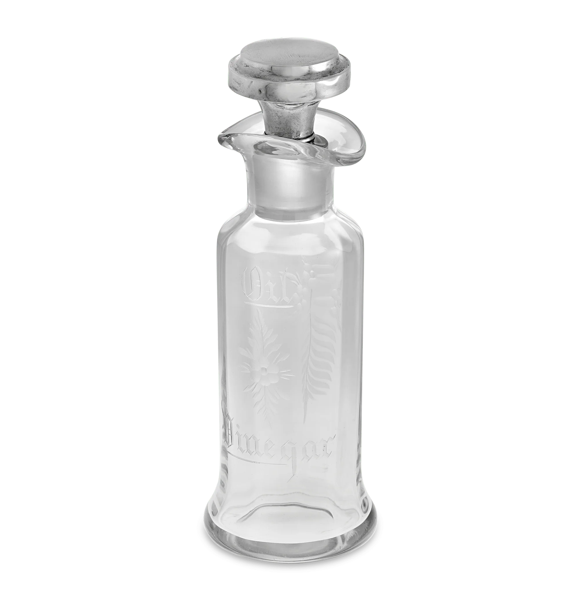 Glass Oil and Vinegar Bottle by T. G. Hawkes & Company
