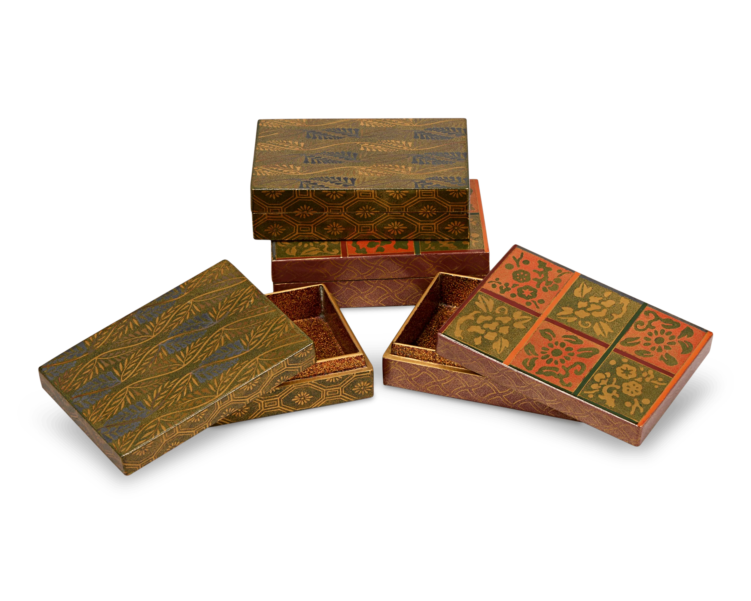 Gold Lacquer Incense Box - Image 2