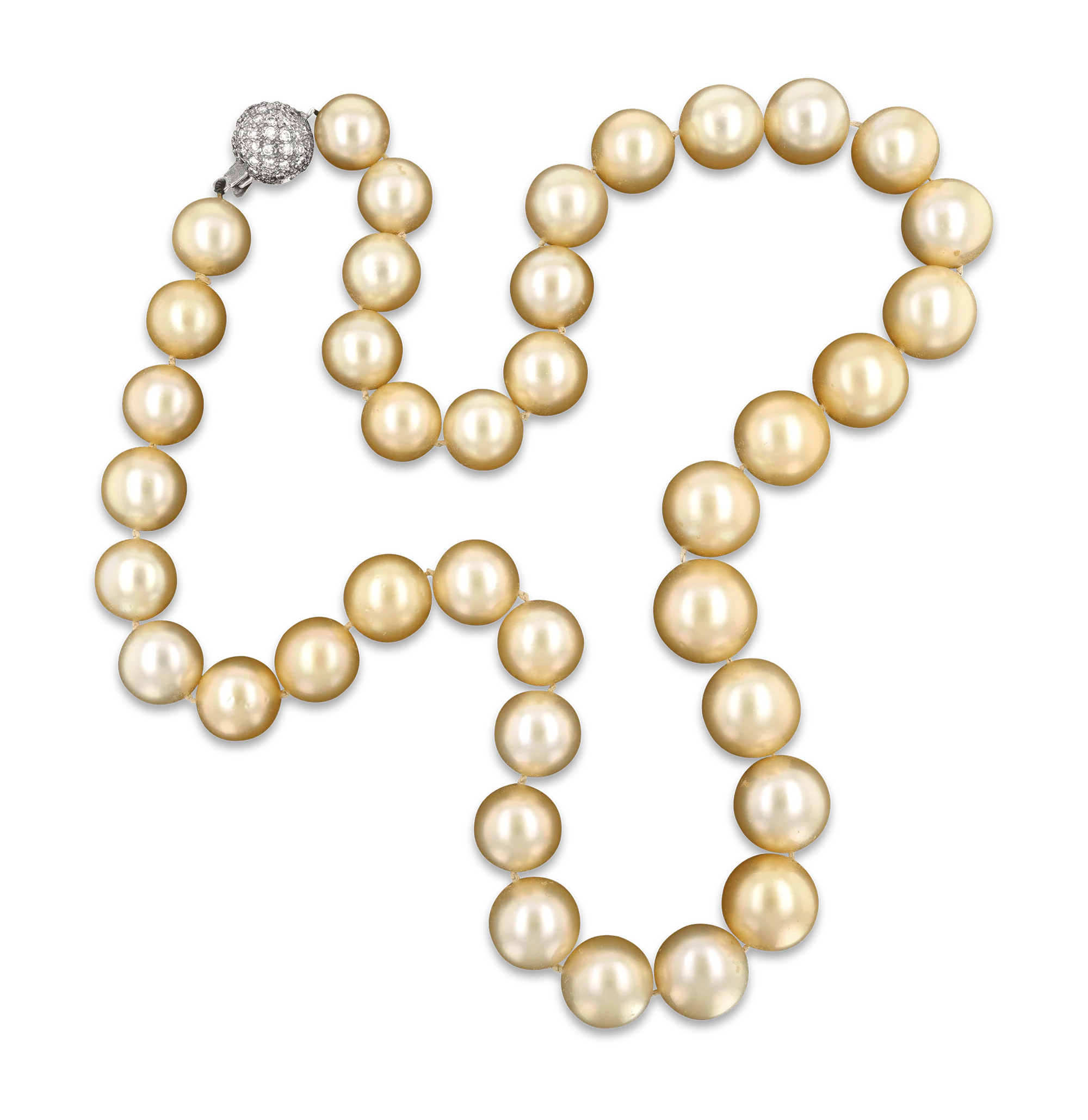 Golden South Sea Pearl Necklace - Image 2