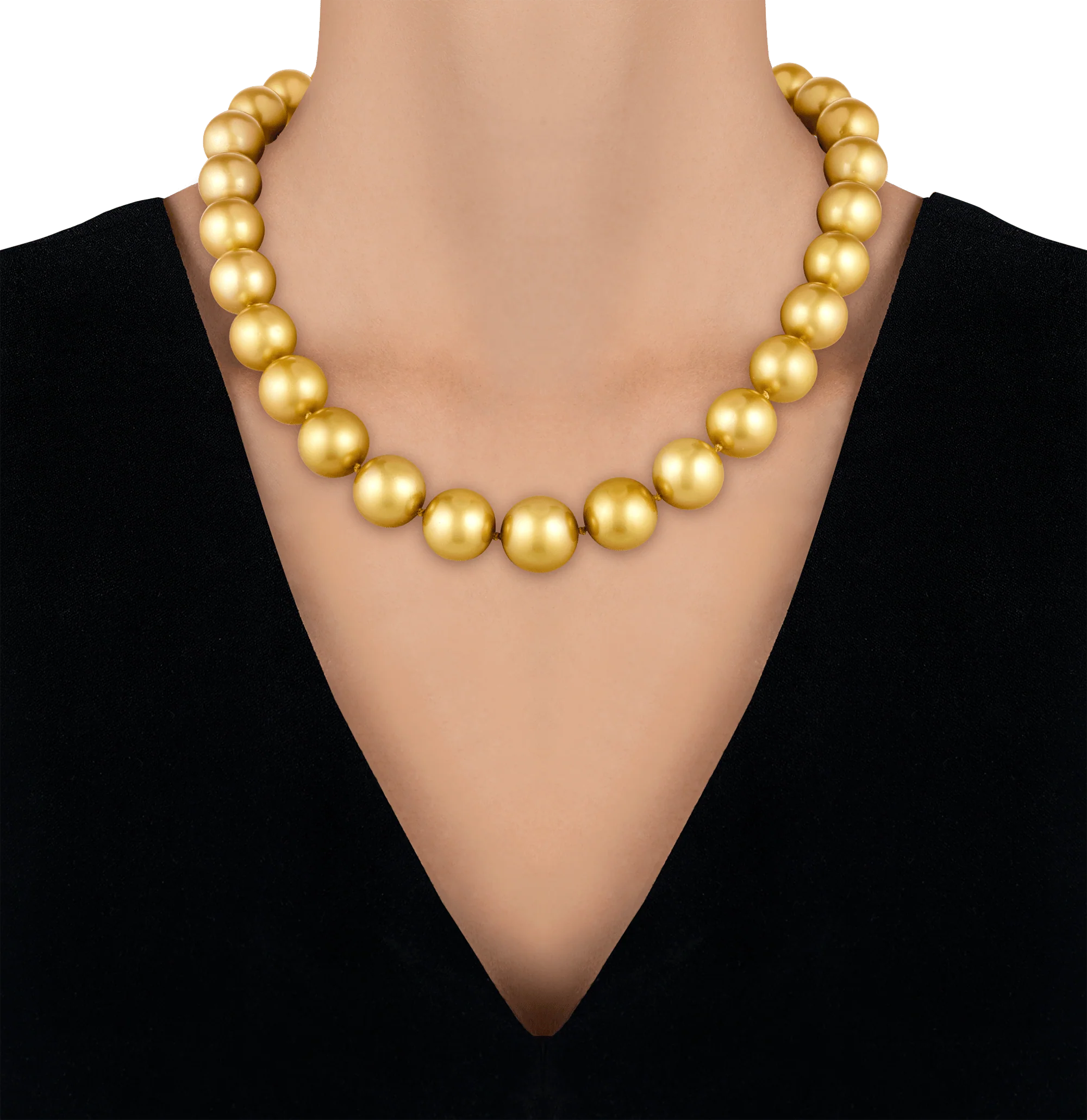 Golden South Sea Pearl Necklace - Image 3
