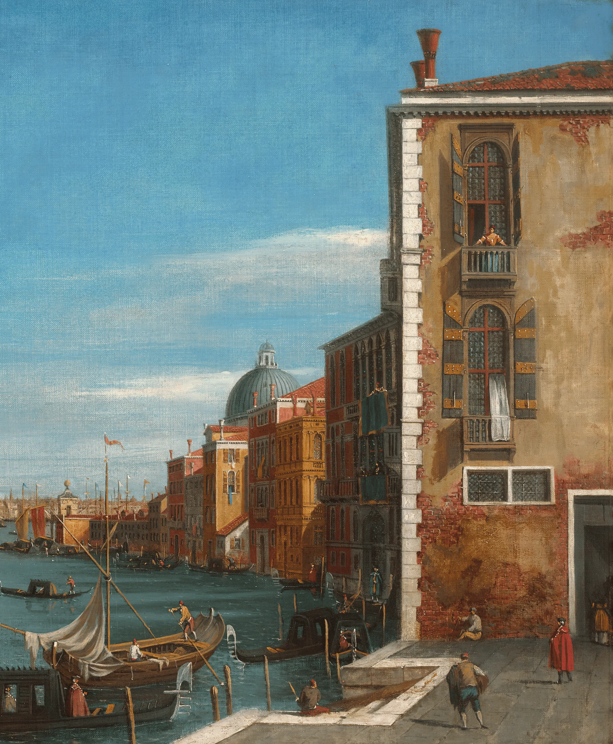 Grand Canal in Venice from Campo San Vio by William James - Image 4