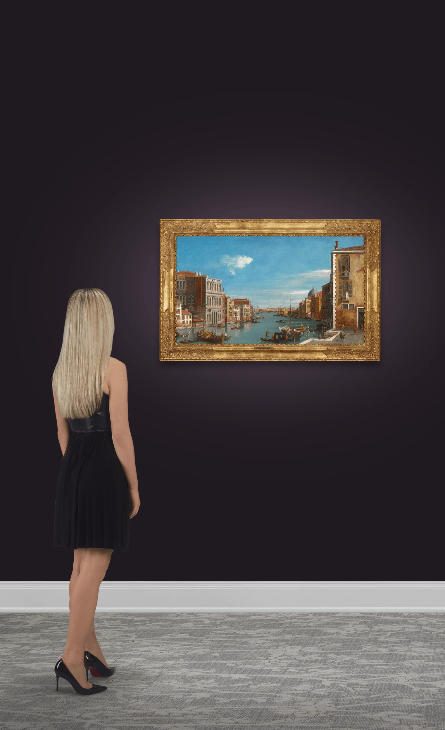 Grand Canal in Venice from Campo San Vio by William James - Image 5