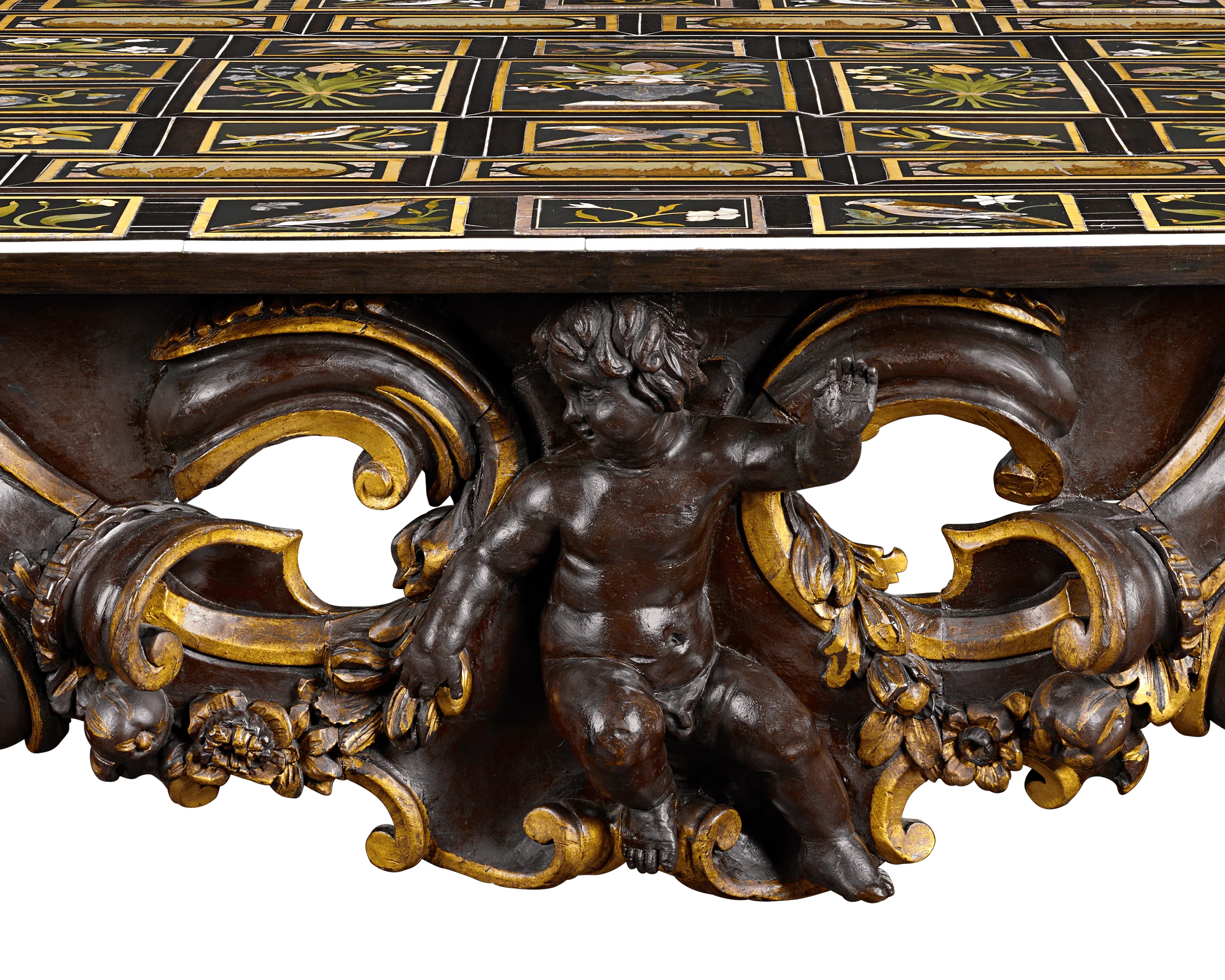 Grand Ducal Pietre Dure Console Tables - Image 9