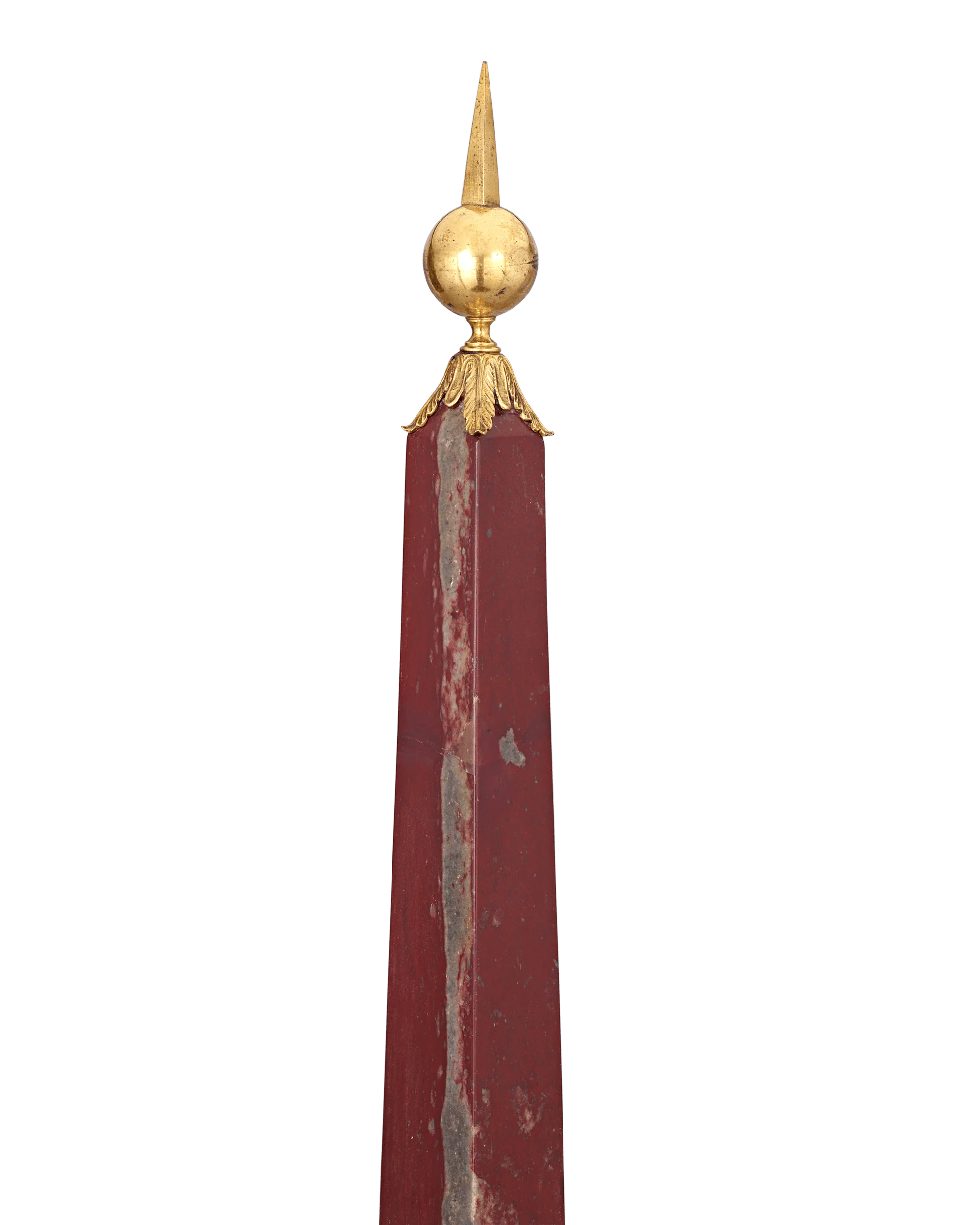 Grand Tour Marble and Ormolu Obelisks - Image 3