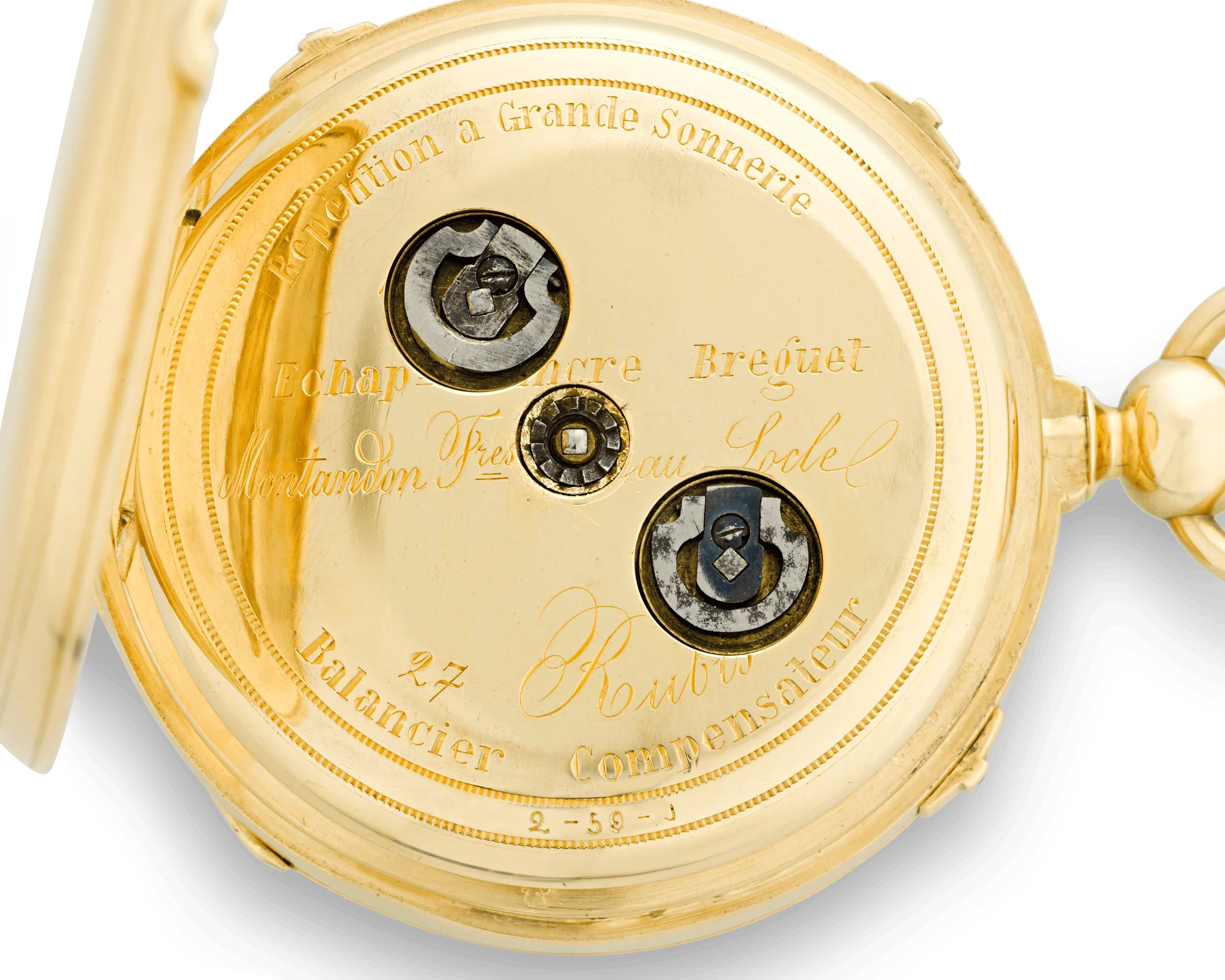 Grande Sonnerie Pocket Watch by Montandon - Image 6