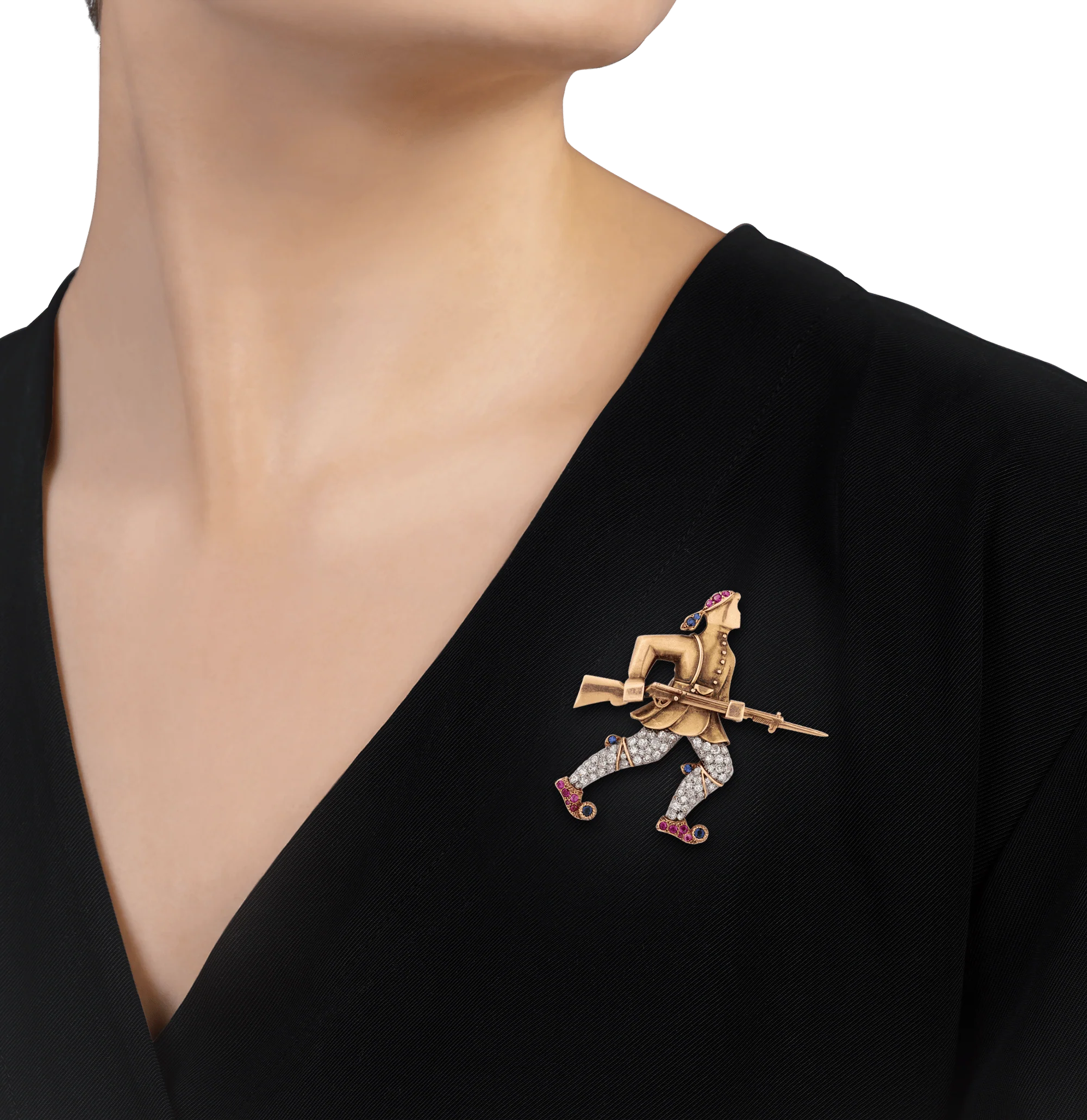 Greek Soldier Brooch - Image 2