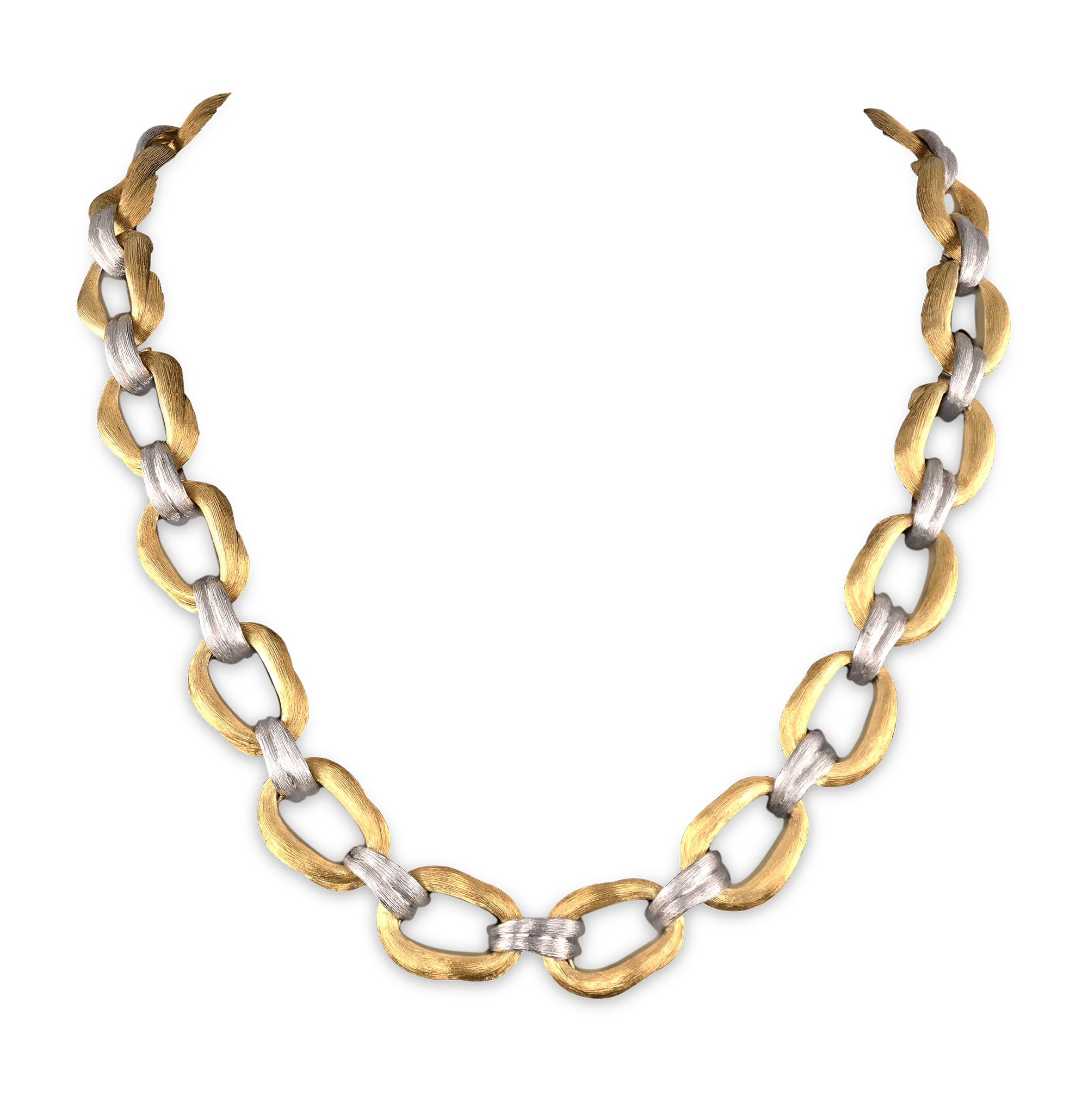 Henry Dunay Gold and Platinum Necklace