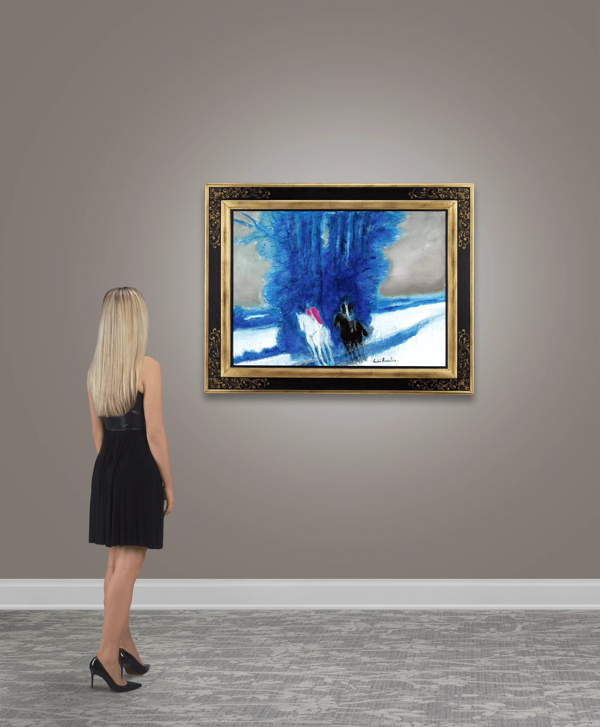 Hiver bleu by André Brasilier - Image 5