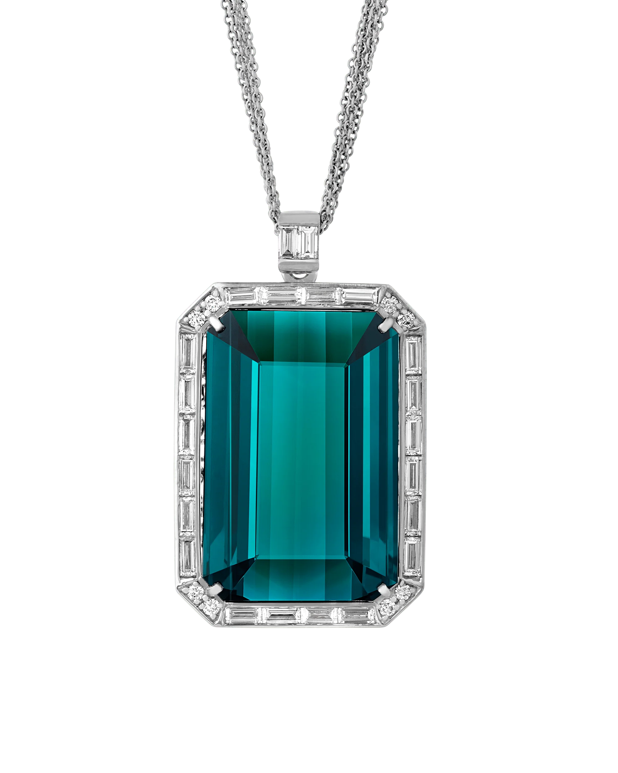 Indicolite Tourmaline Pendant, 86.40 Carats - Image 3