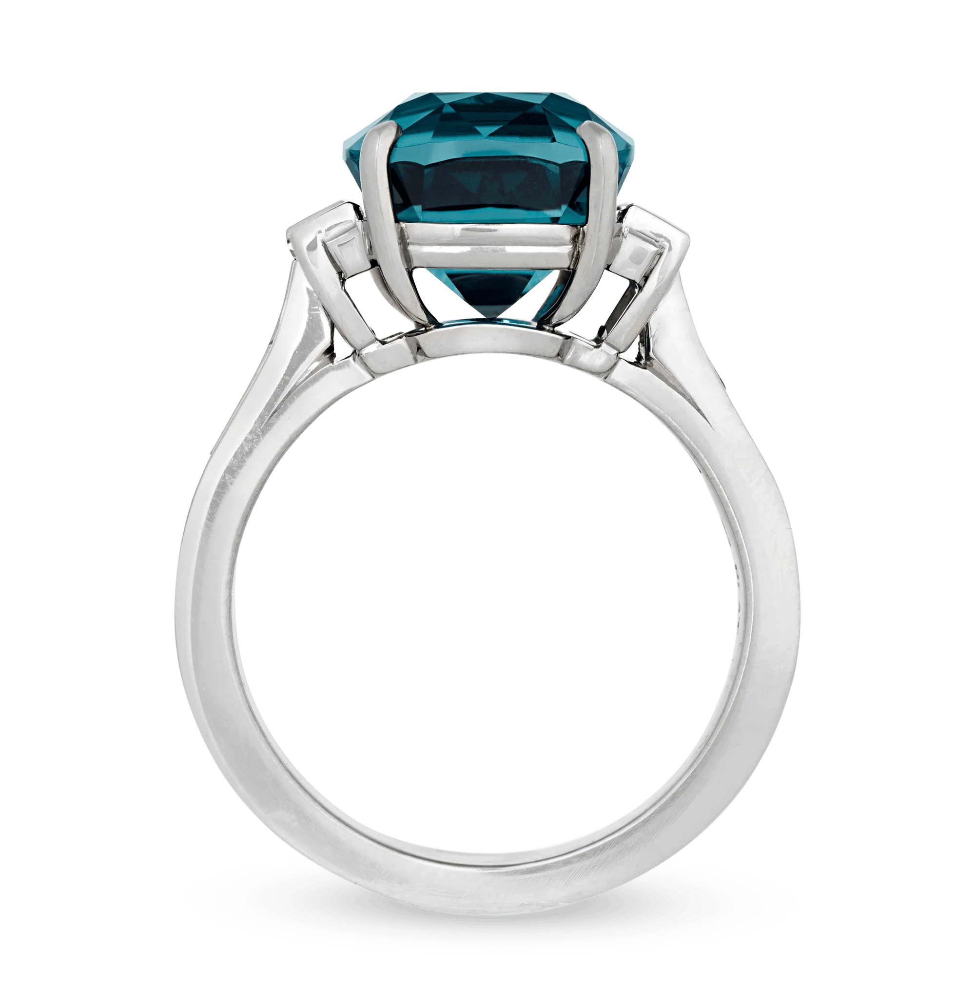 Indicolite Tourmaline Ring, 7.07 Carats - Image 2