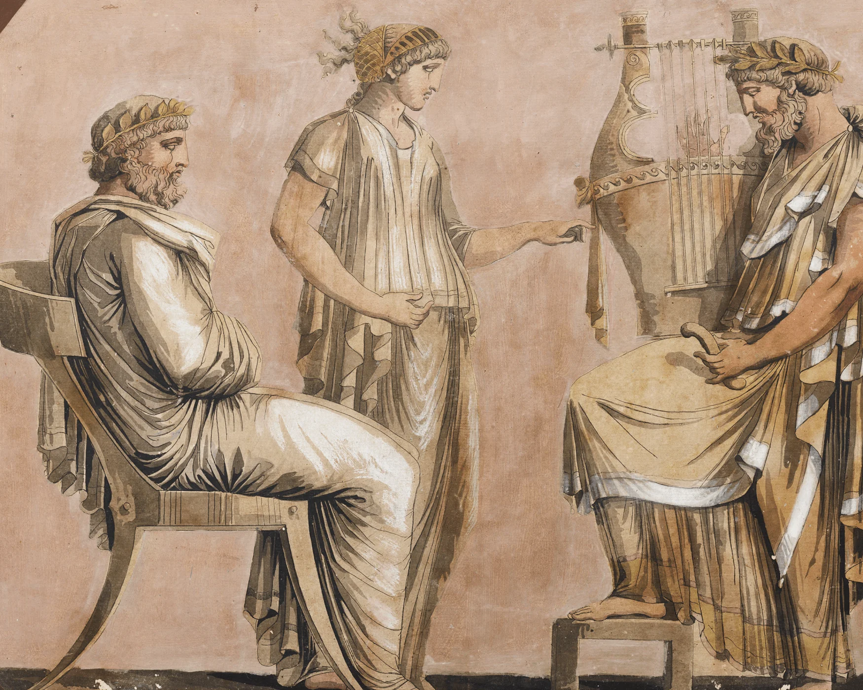 Italian Panel of Orpheus and Eurydice - Image 3