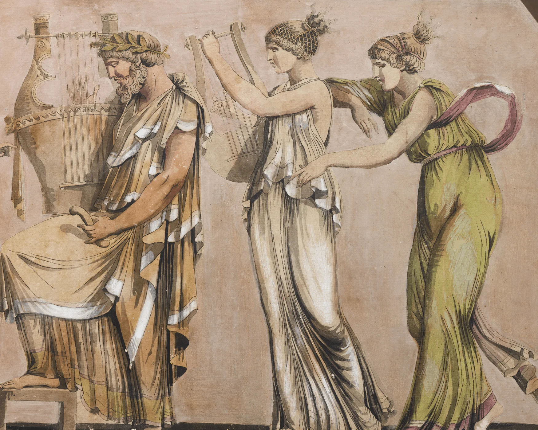 Italian Panel of Orpheus and Eurydice - Image 4