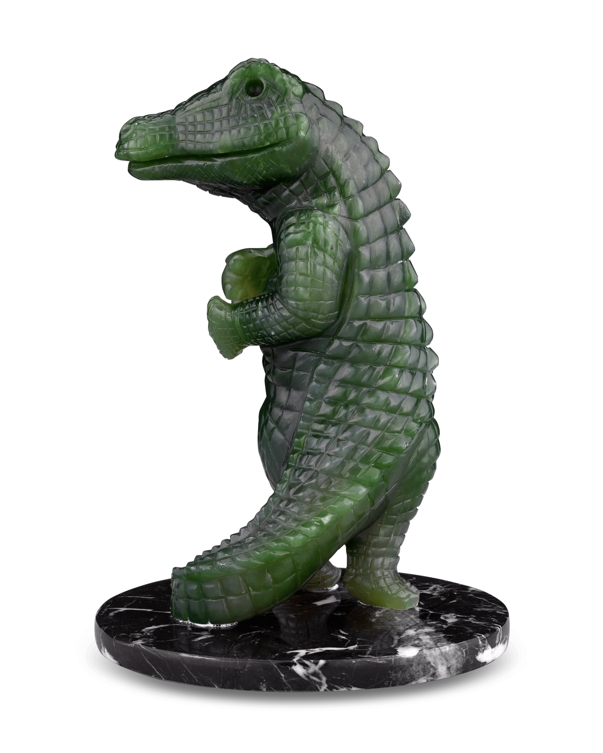 Jadeite Crocodile by Andreas von Zadora-Gerlof - Image 3