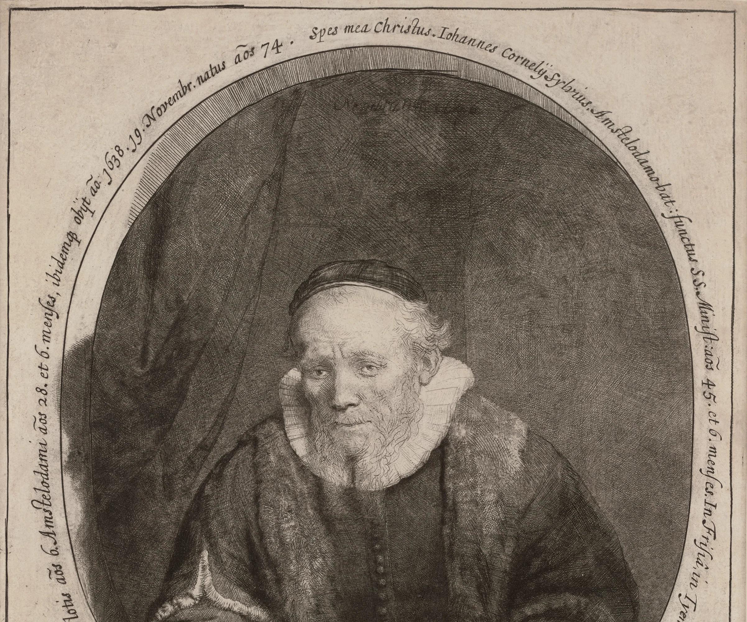 Jan Cornelis Sylvius, Preacher by Rembrandt Van Rijn - Image 4
