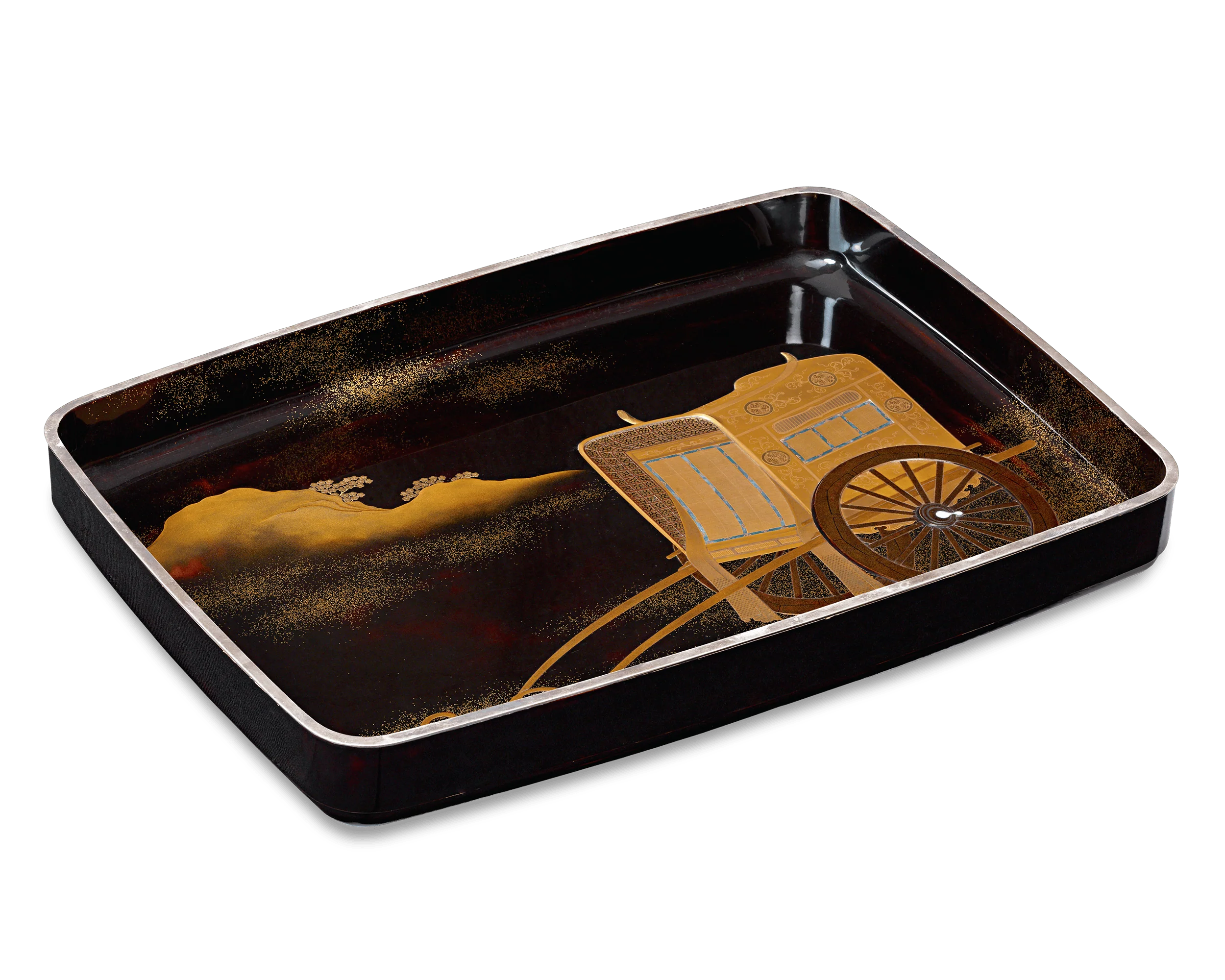 Japanese Lacquer Cart Tray - Image 2