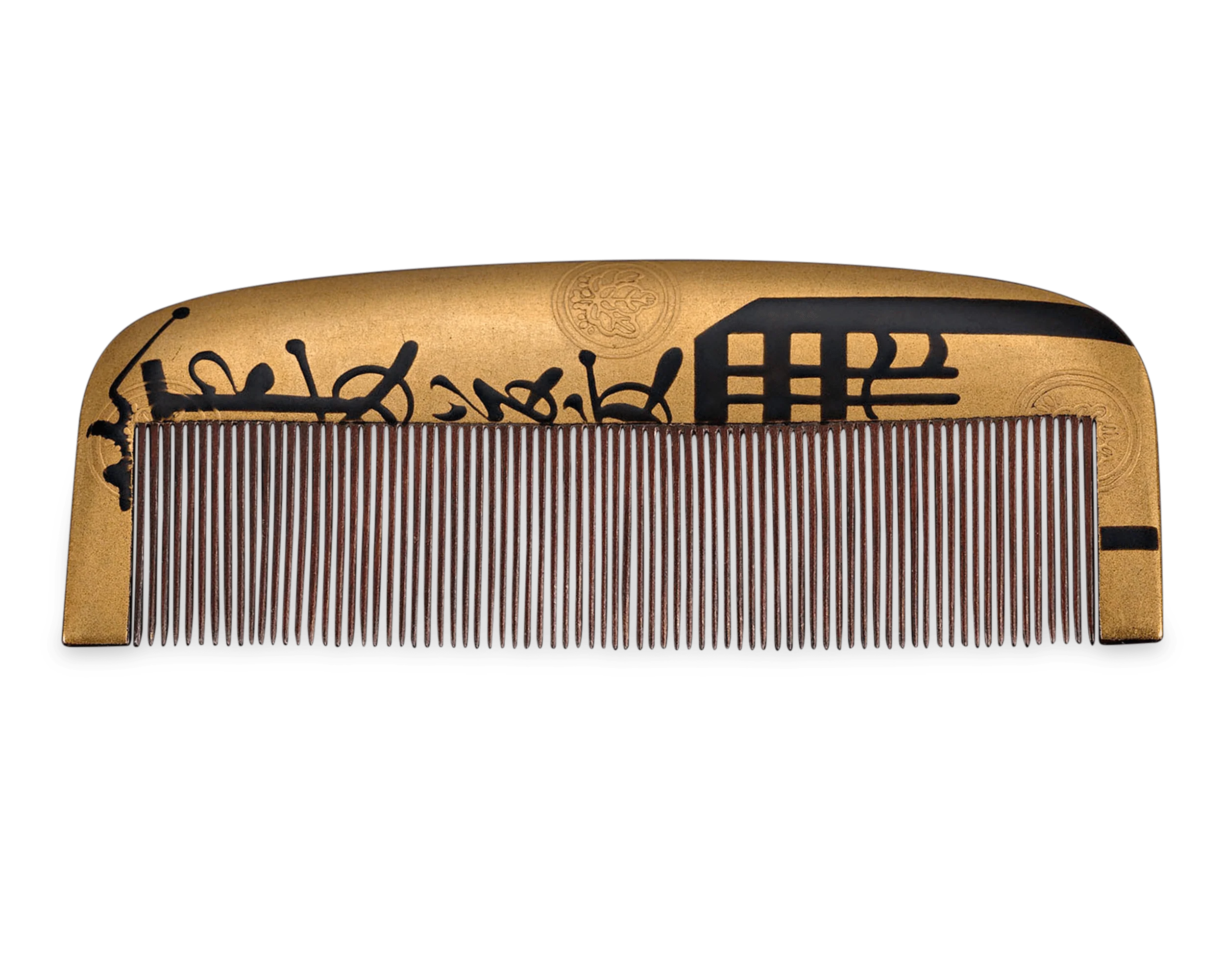 Japanese Lacquered Kushi Hair Comb - Image 2