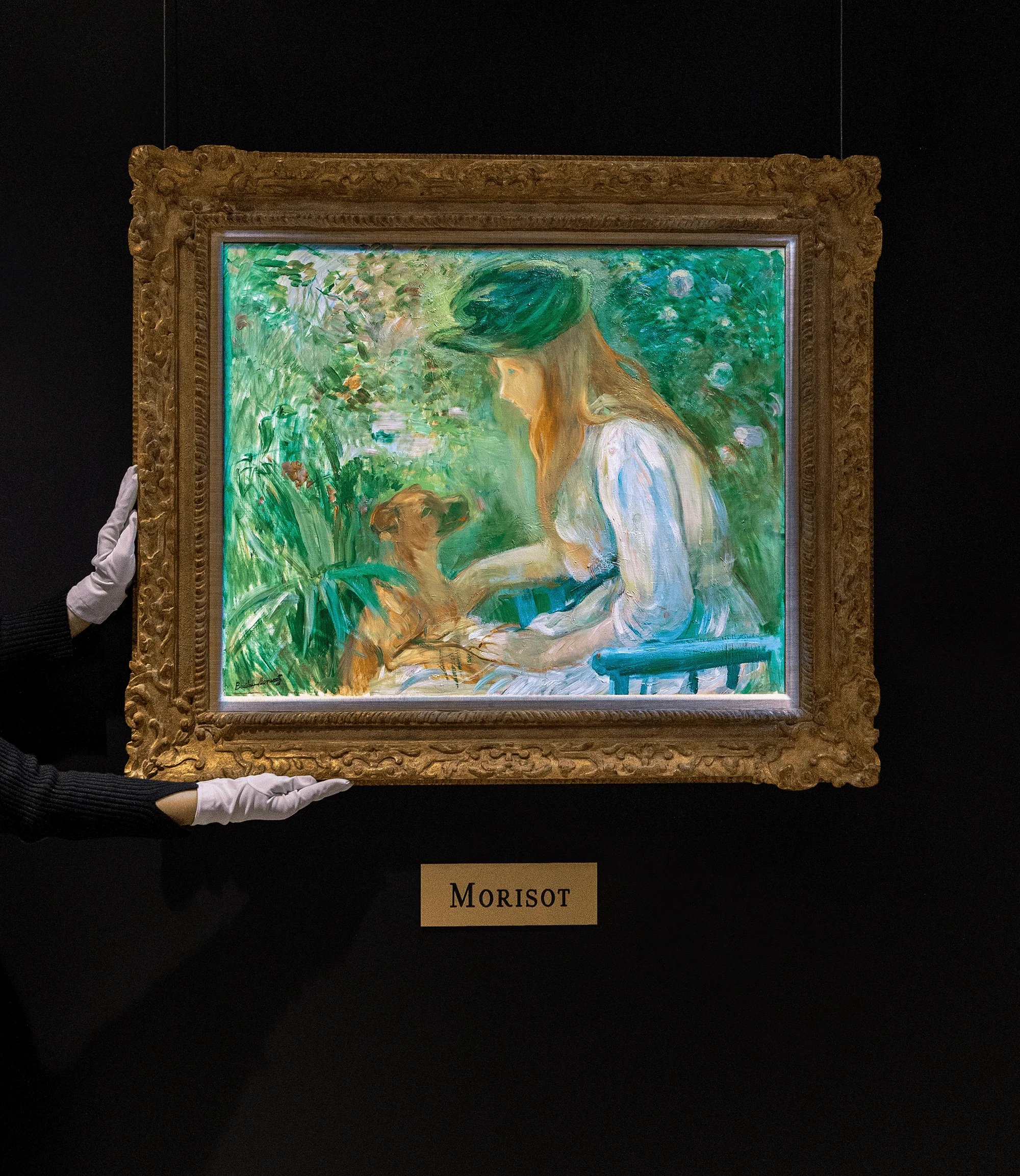 Jeune fille au chien by Berthe Morisot - Image 6