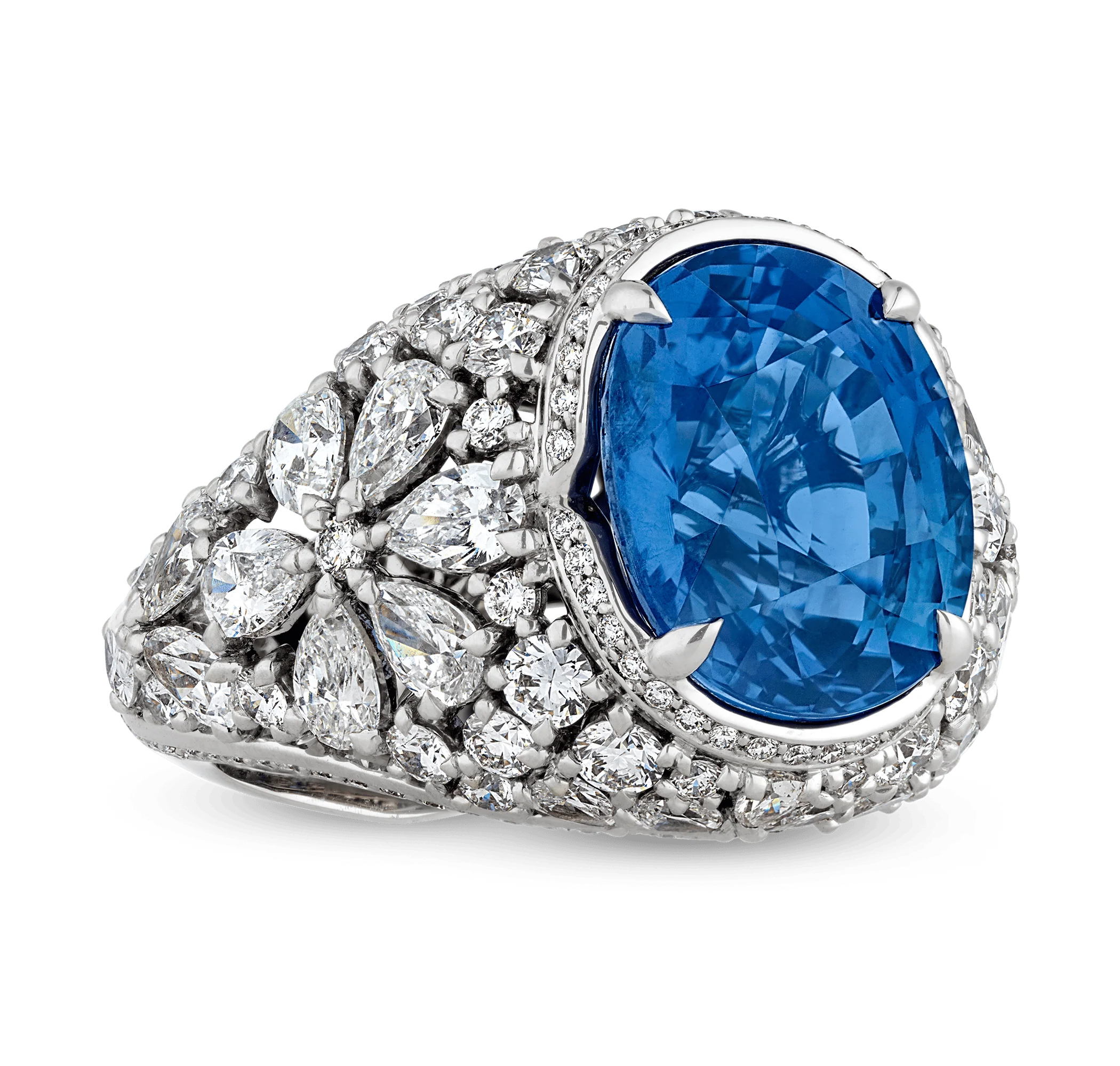 Kat Florence Untreated Sapphire Ring, 10.11 Carats - Image 3