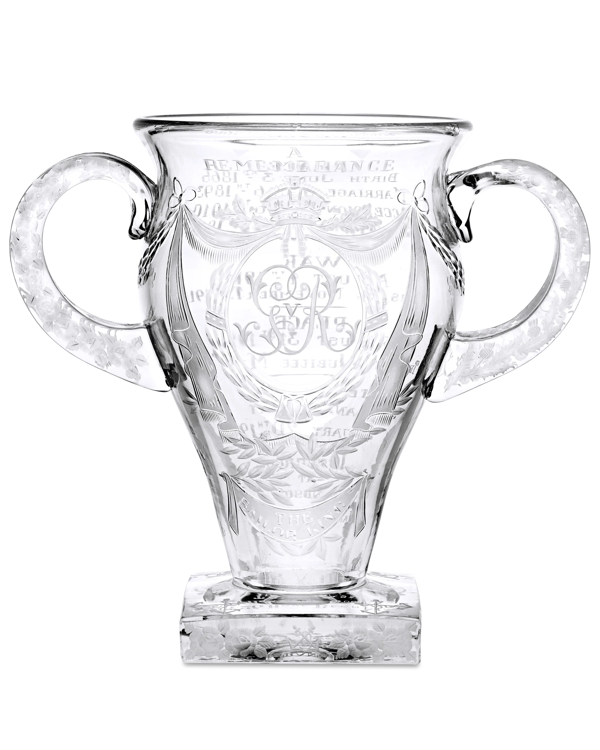 King George V Remembrance Vase