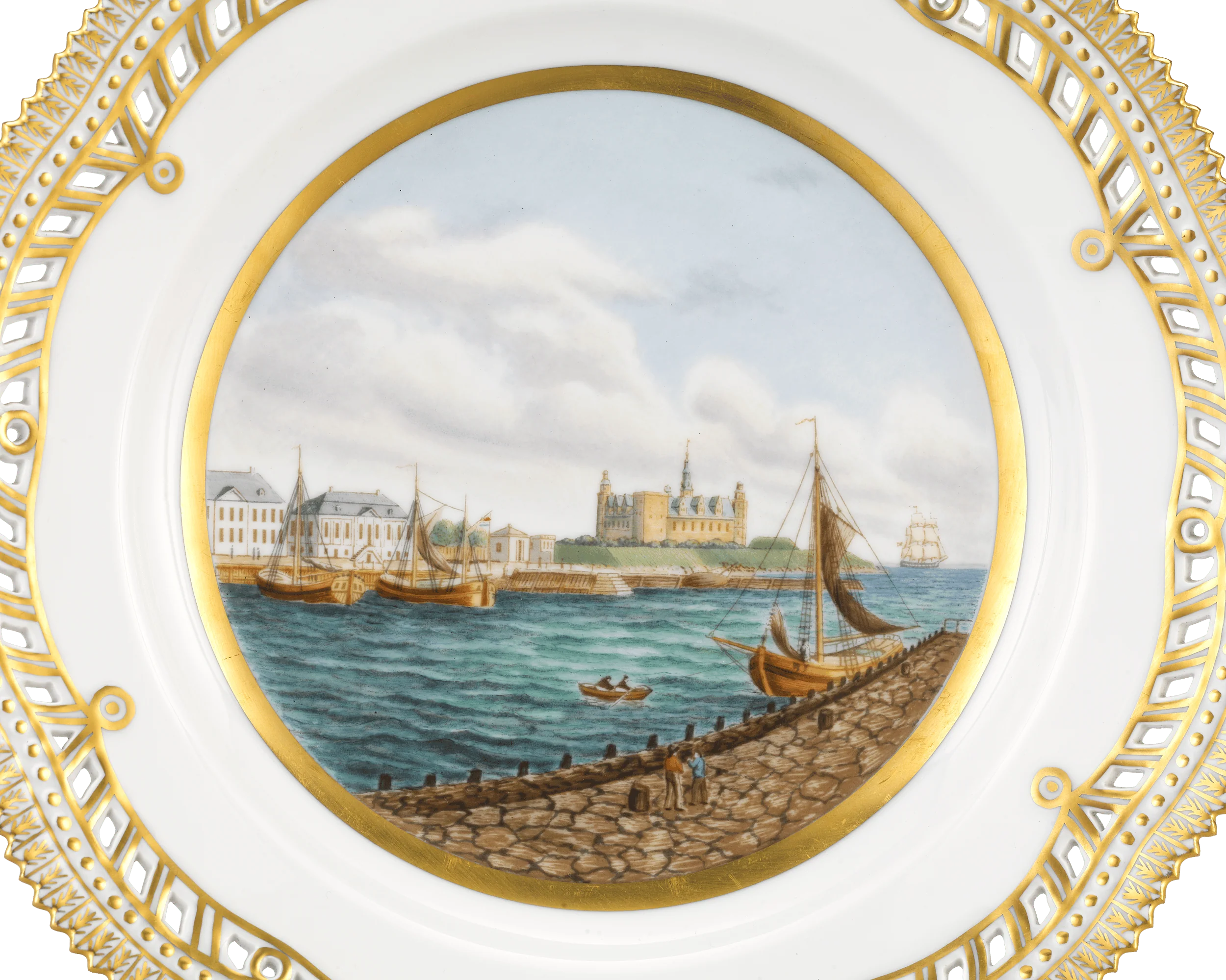 Kronborg Castle Porcelain Plate by Royal Copenhagen - Image 2