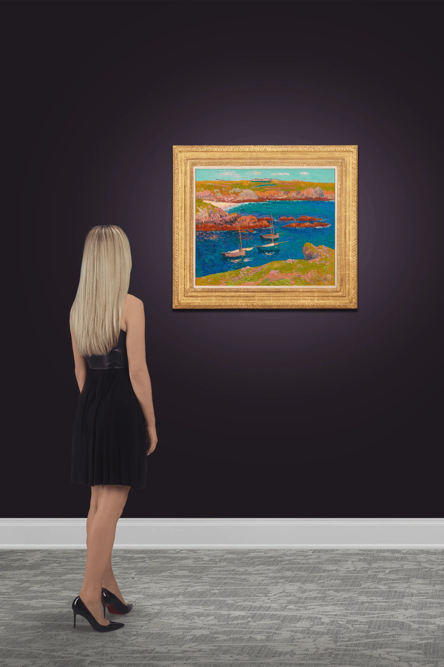 La baie de Lampaul, île d’Ouessant by Henry Moret - Image 5