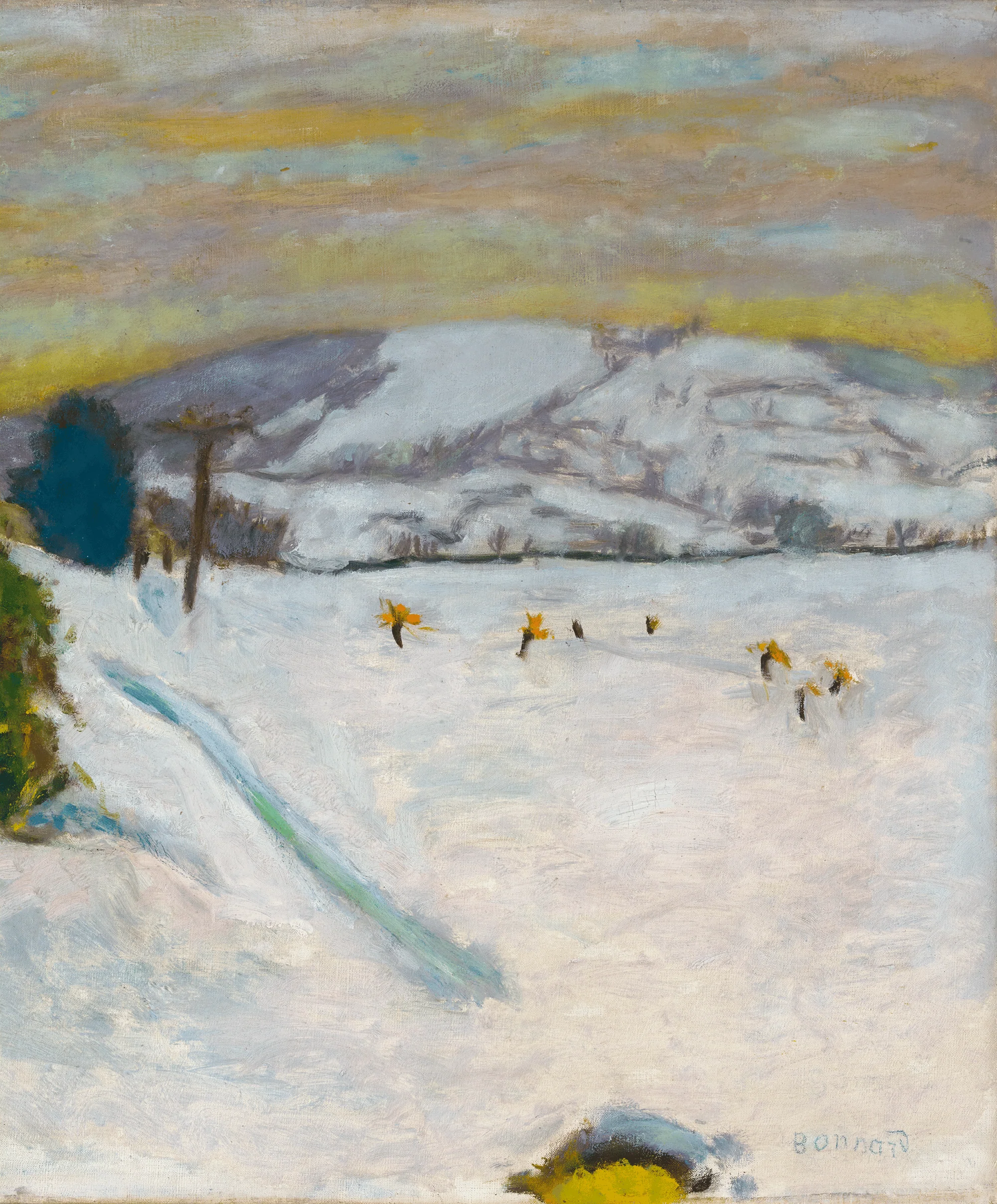 La neige au Grand-Lemps by Pierre Bonnard - Image 4