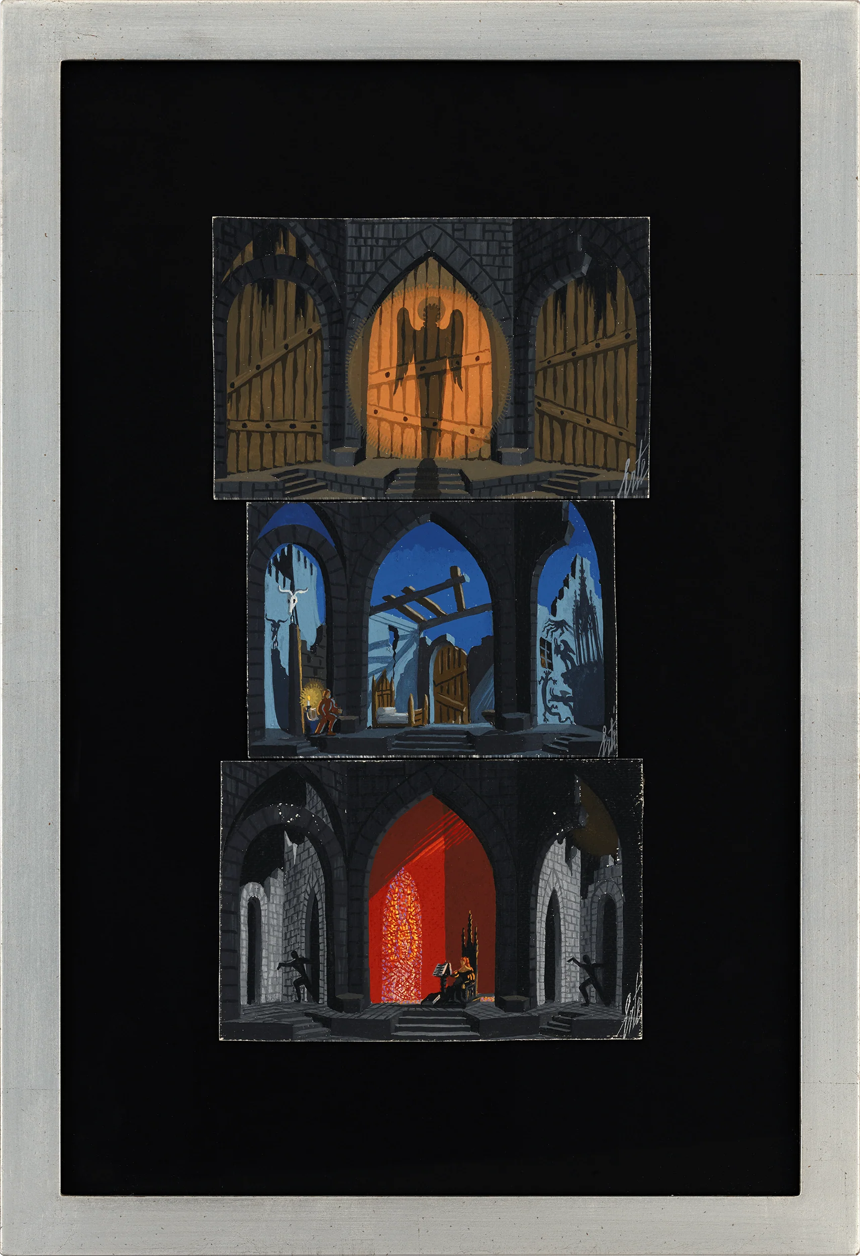 L'ange et le feu by Erté - Image 2