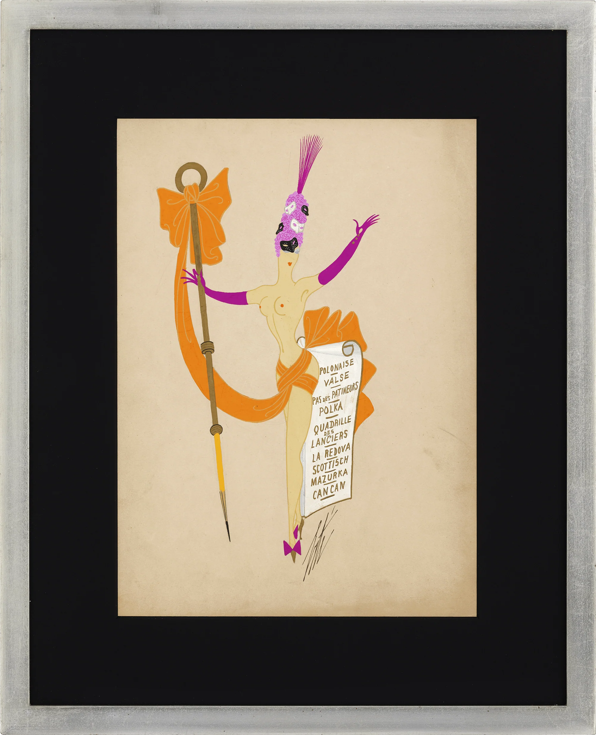 Le Carnet de Bal by Erté - Image 2