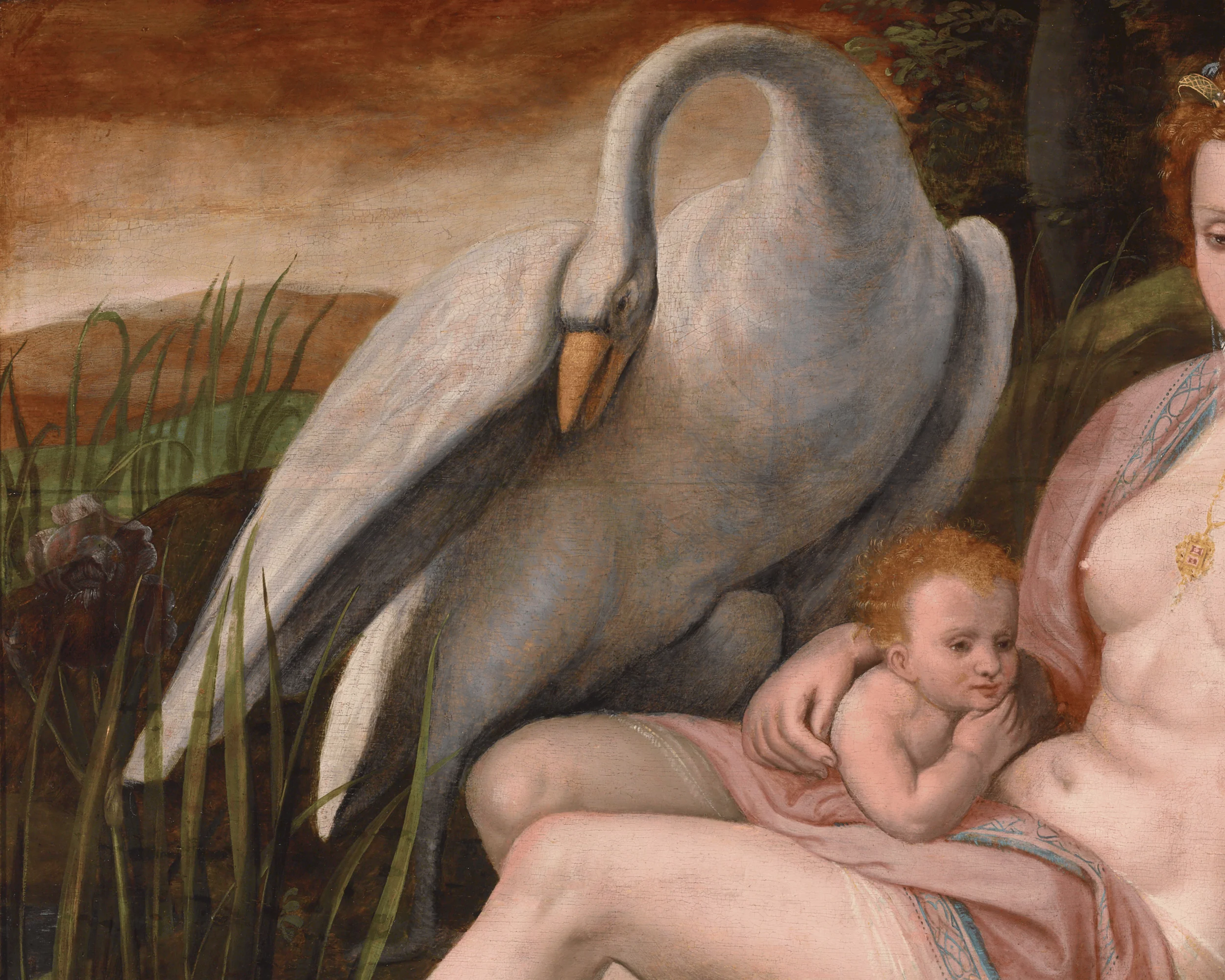 Leda and the Swan by Workshop of Bartholomaeus Spranger - Image 5
