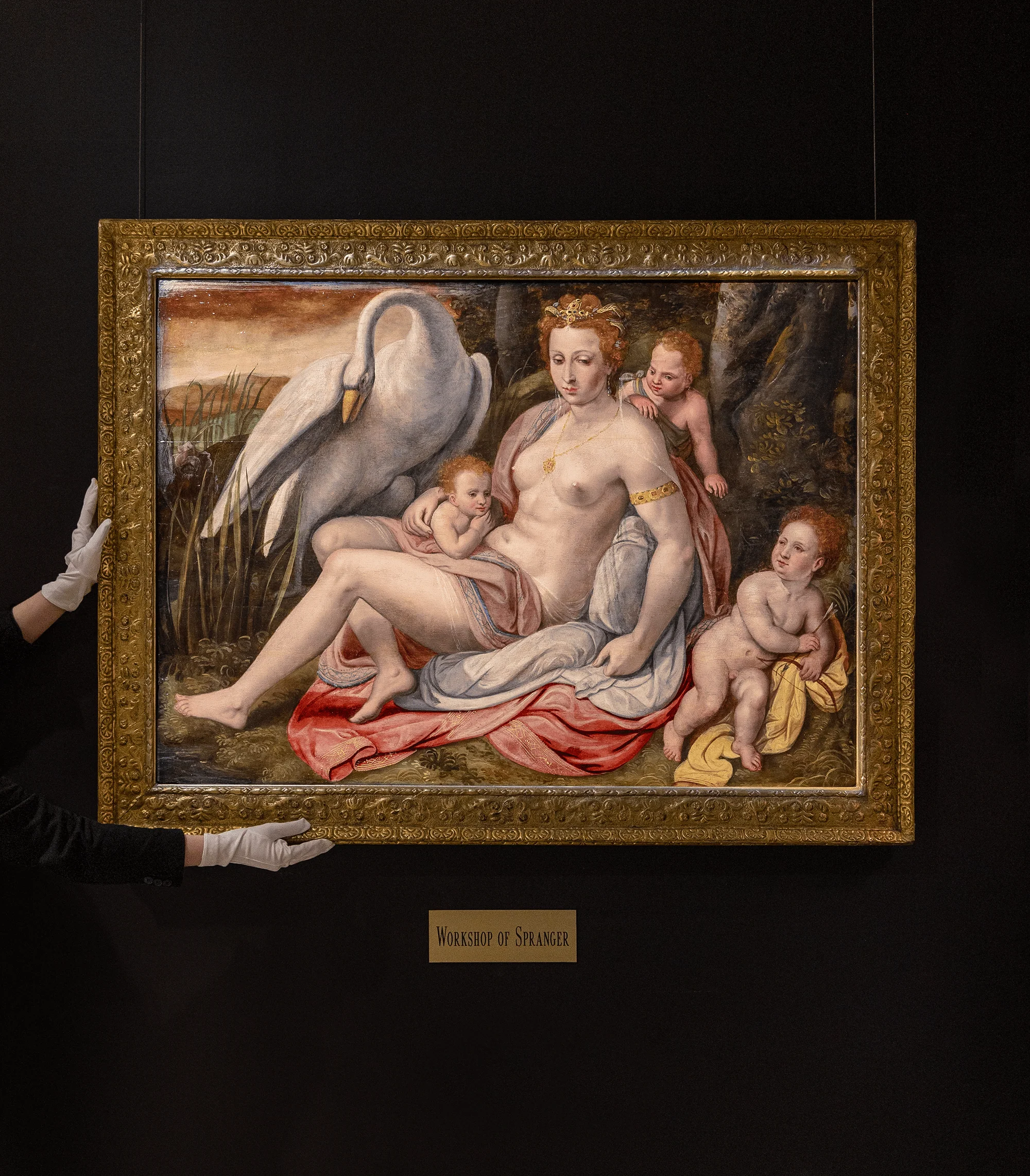 Leda and the Swan by Workshop of Bartholomaeus Spranger - Image 8