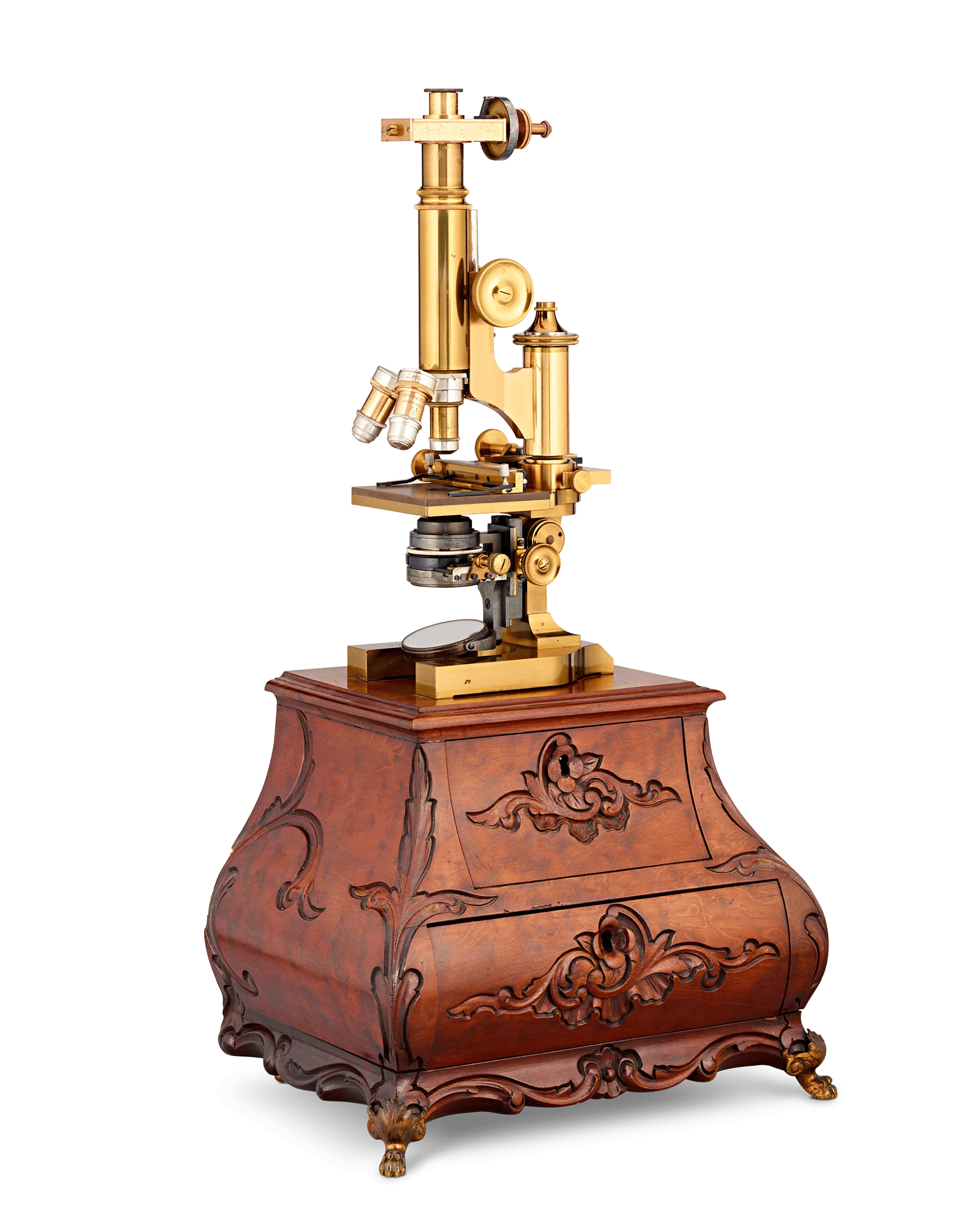 Leitz Brass Compound Microscope - Image 2