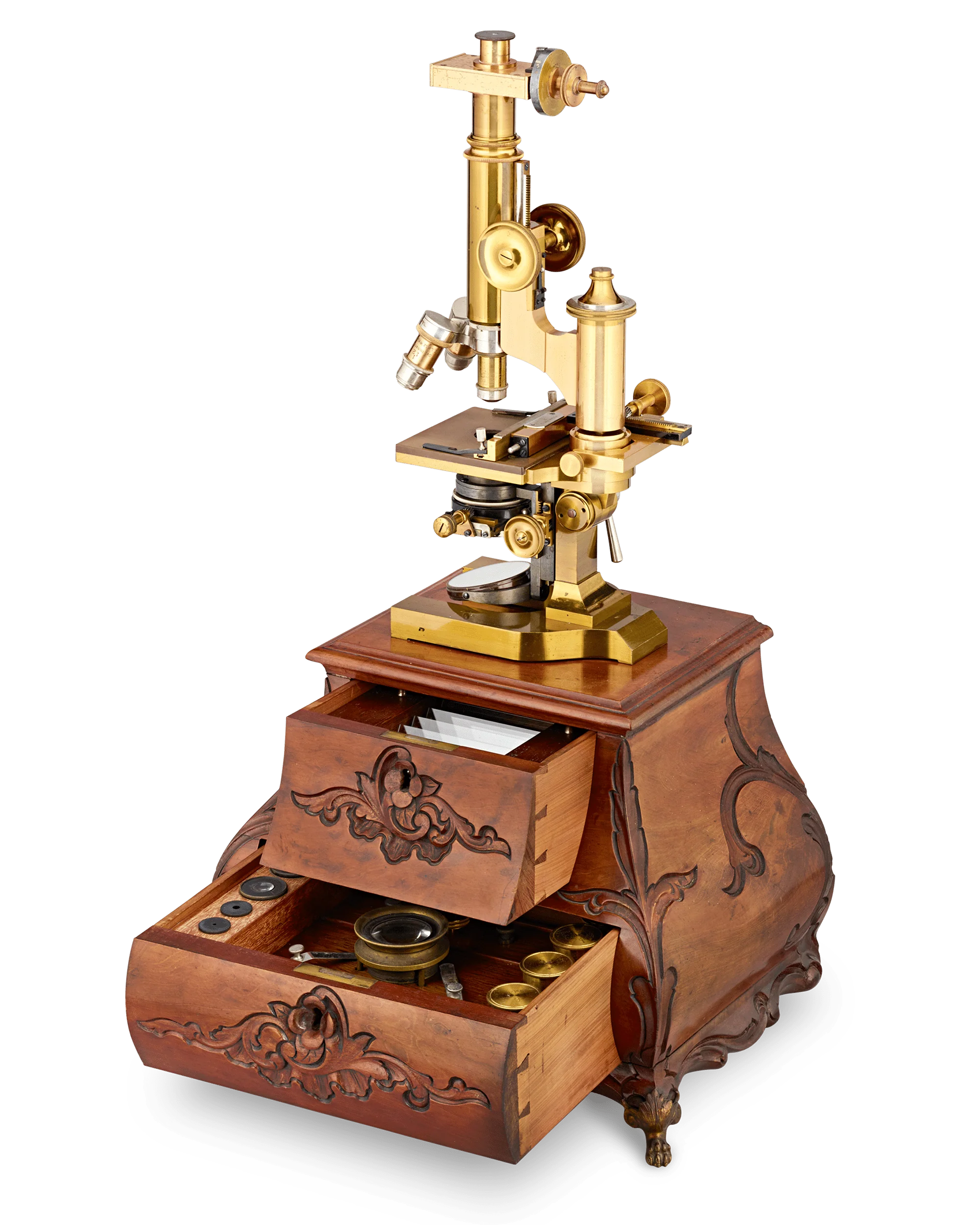 Leitz Brass Compound Microscope - Image 4