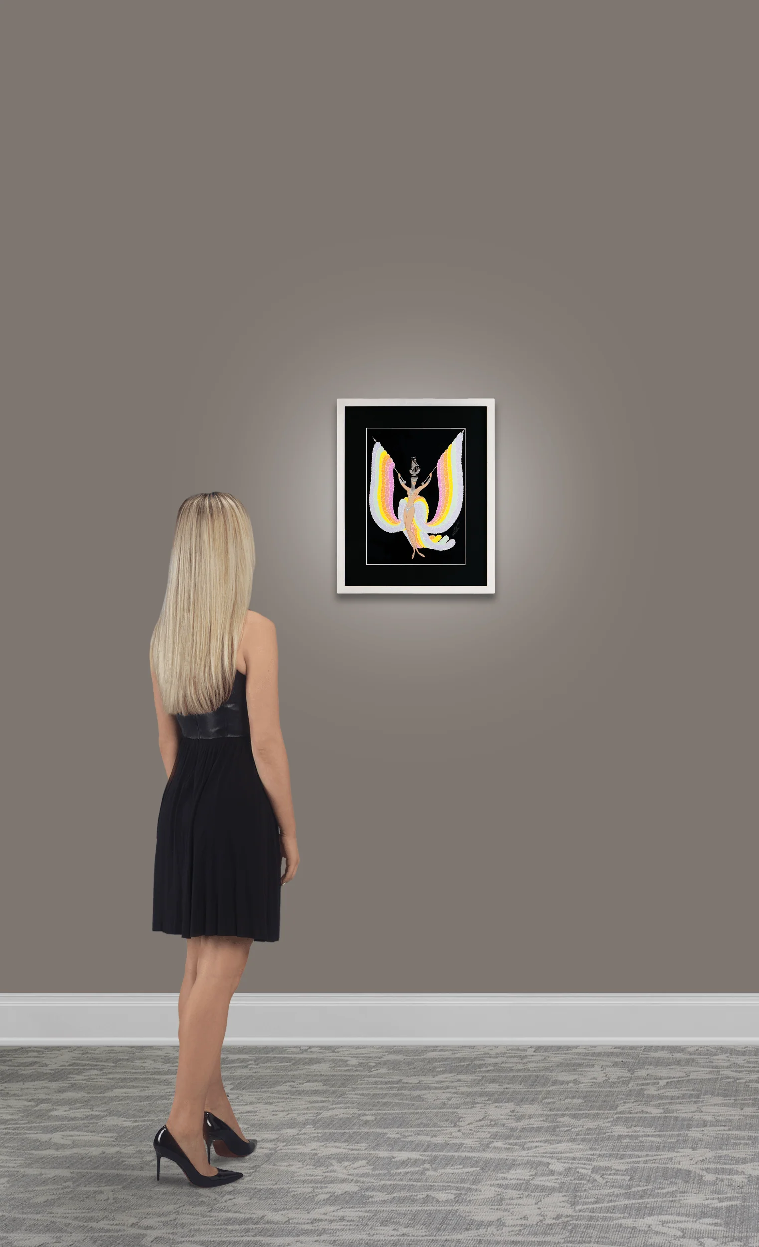 Les filles final by Erté - Image 3