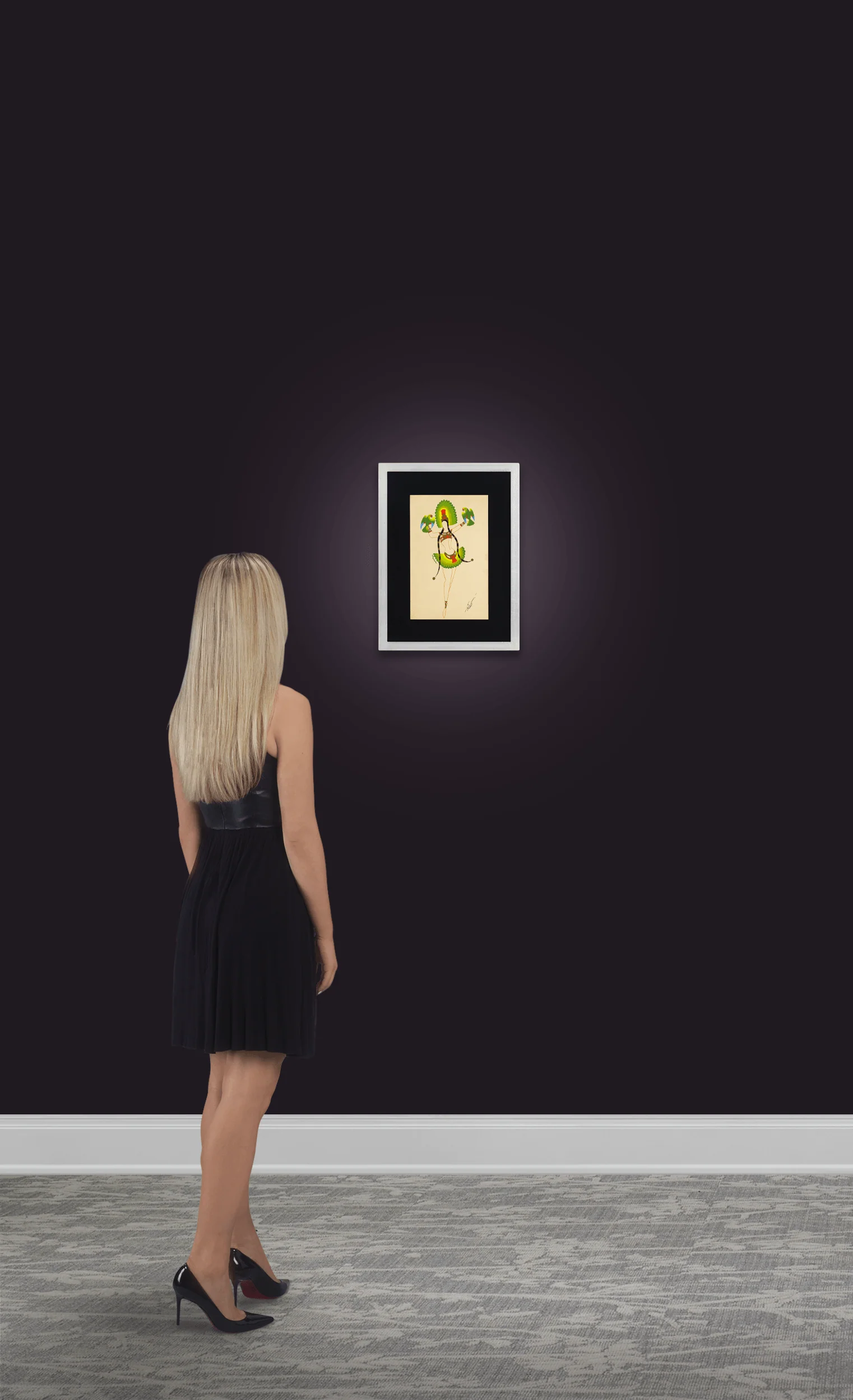 Les perroquets verts by Erté - Image 3