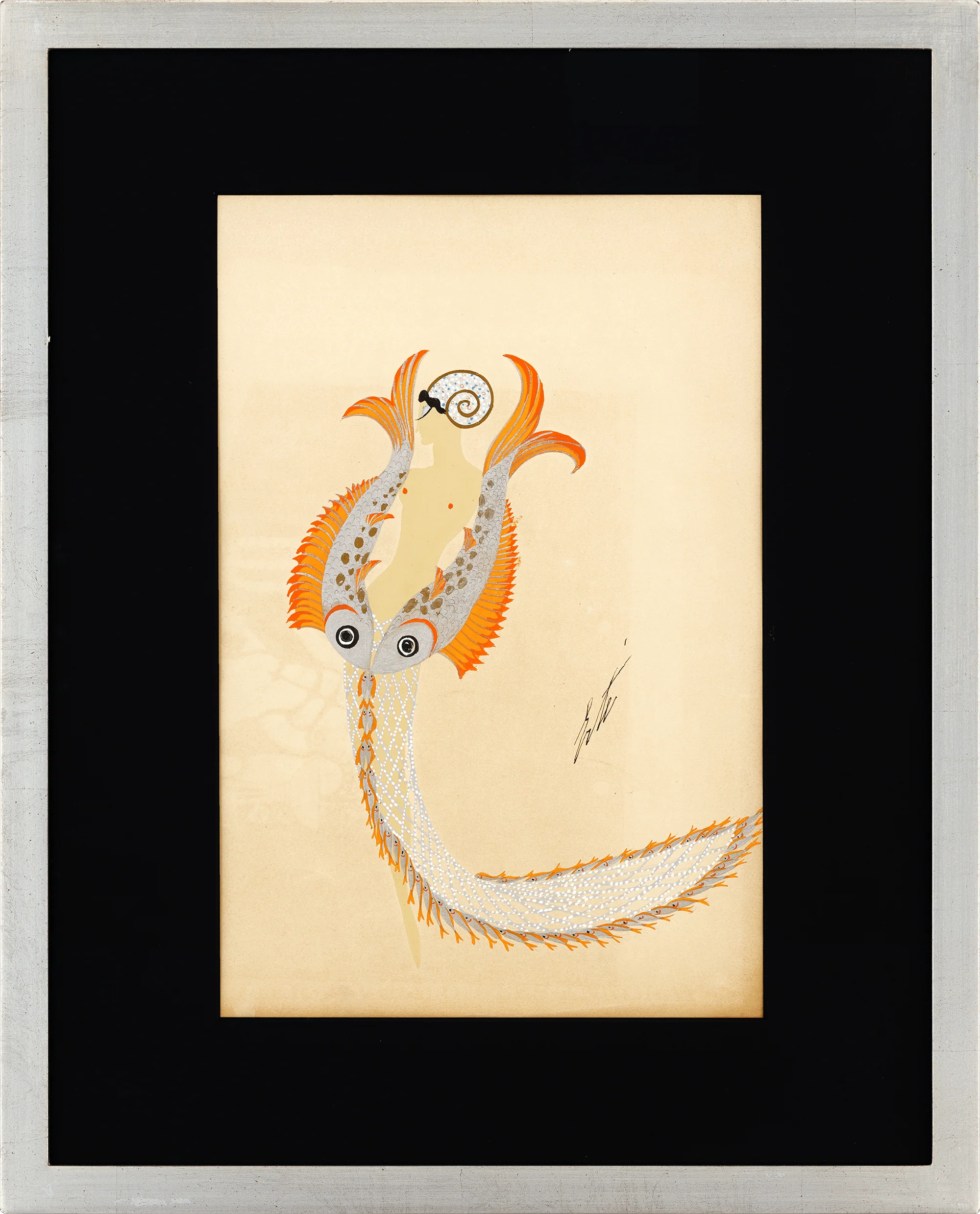 Les poissons by Erté - Image 2