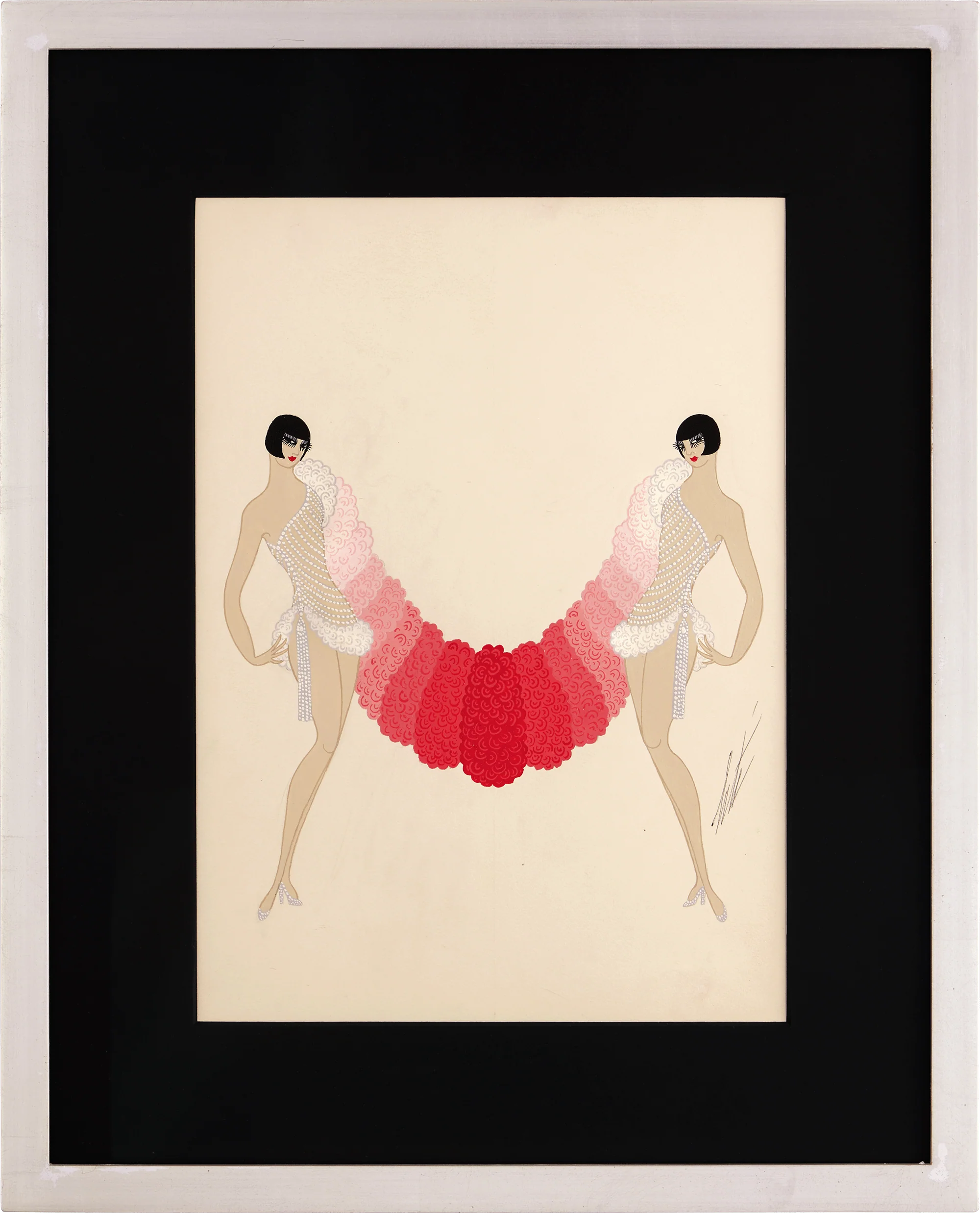 Les sisters by Erté - Image 2