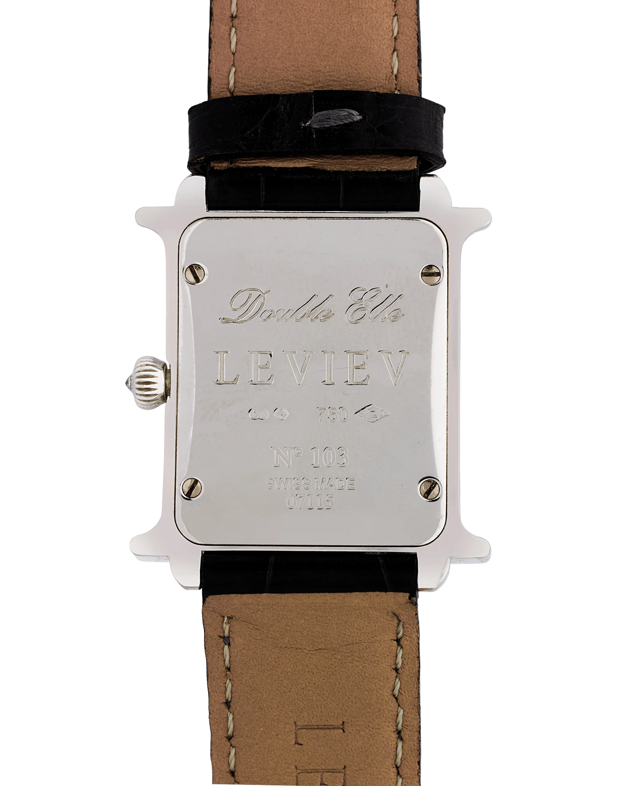 Leviev Double Elle White Gold Watch - Image 4