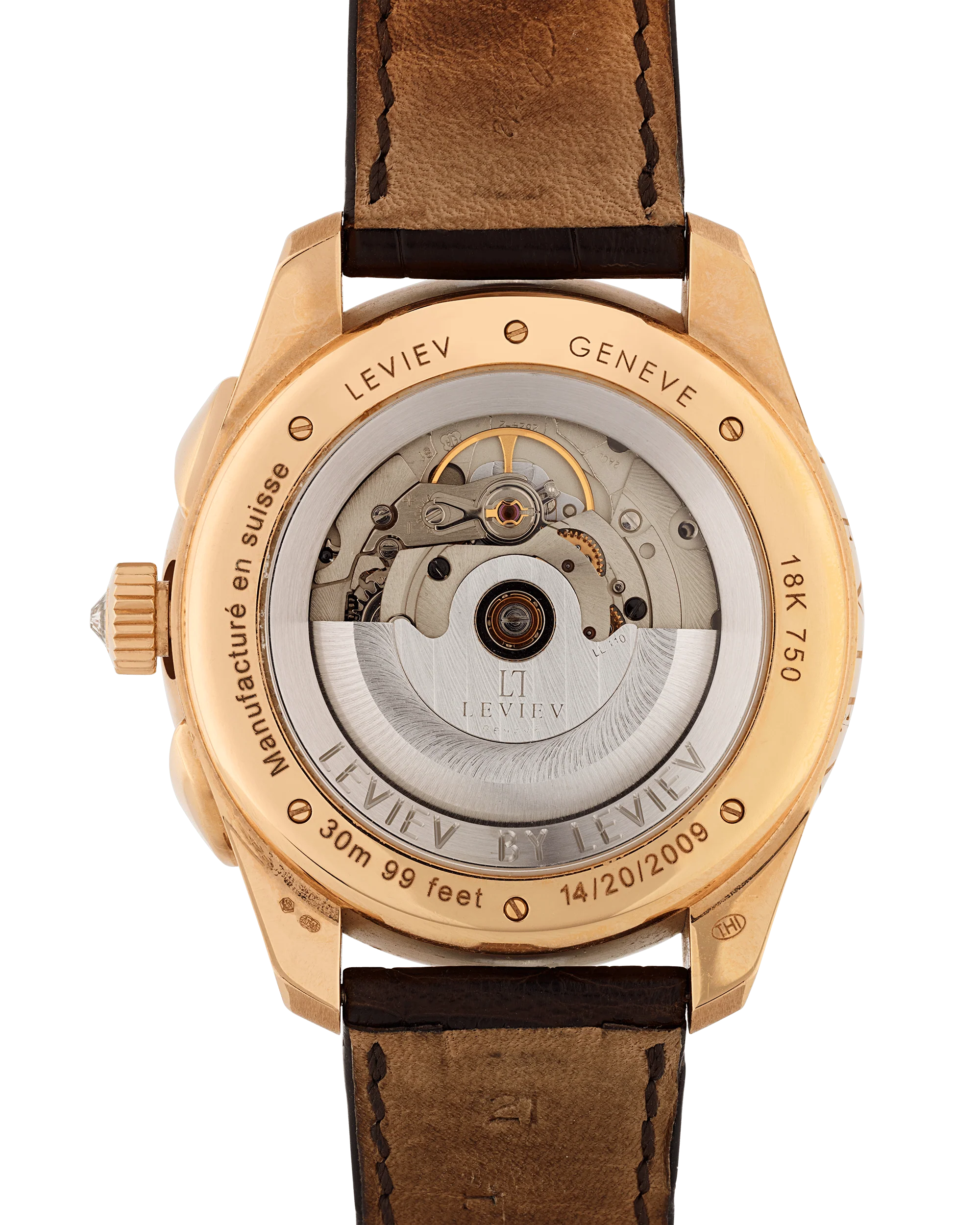 Leviev Rose Gold Flyback Chronograph Watch - Image 3