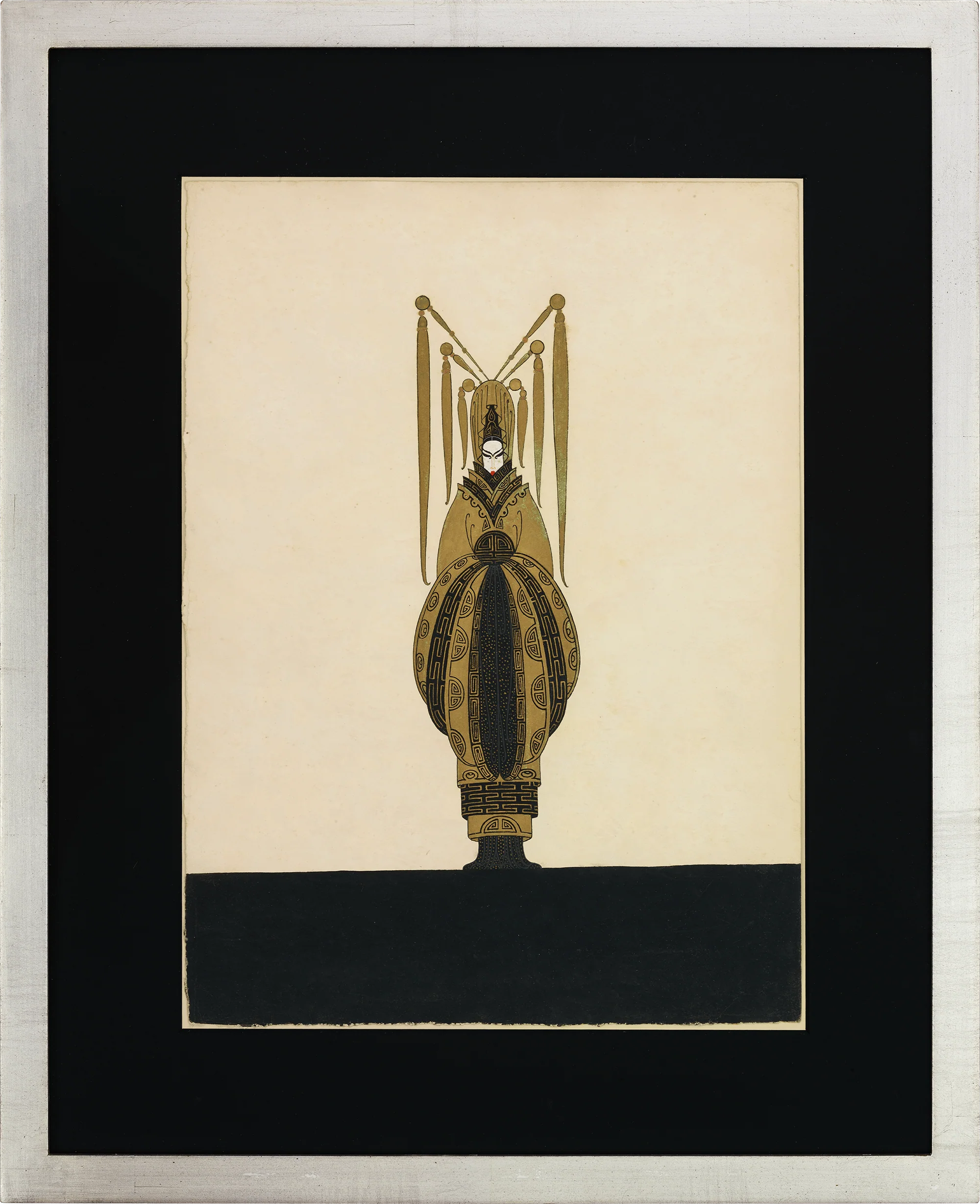 L'hiver by Erté - Image 2