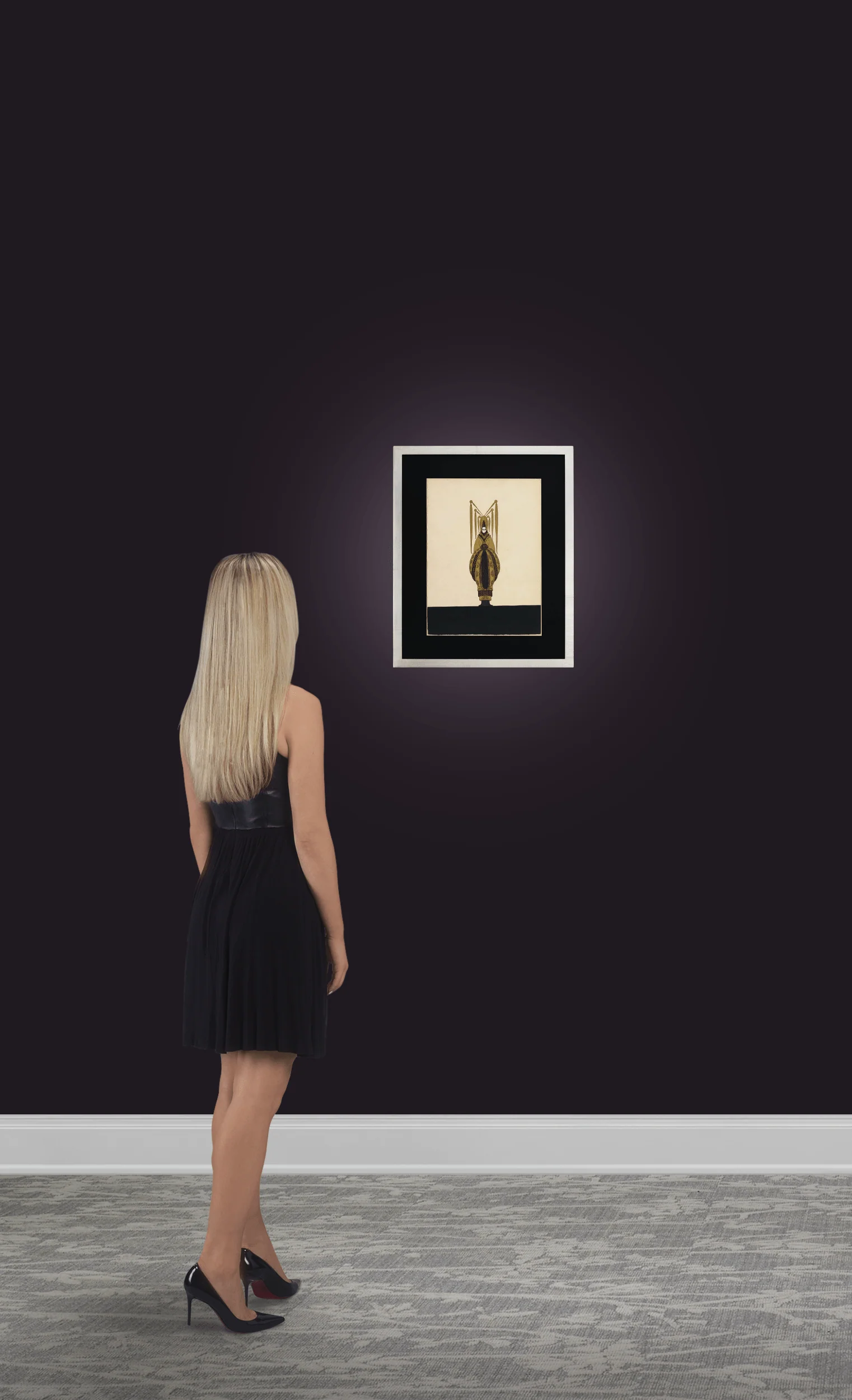 L'hiver by Erté - Image 3