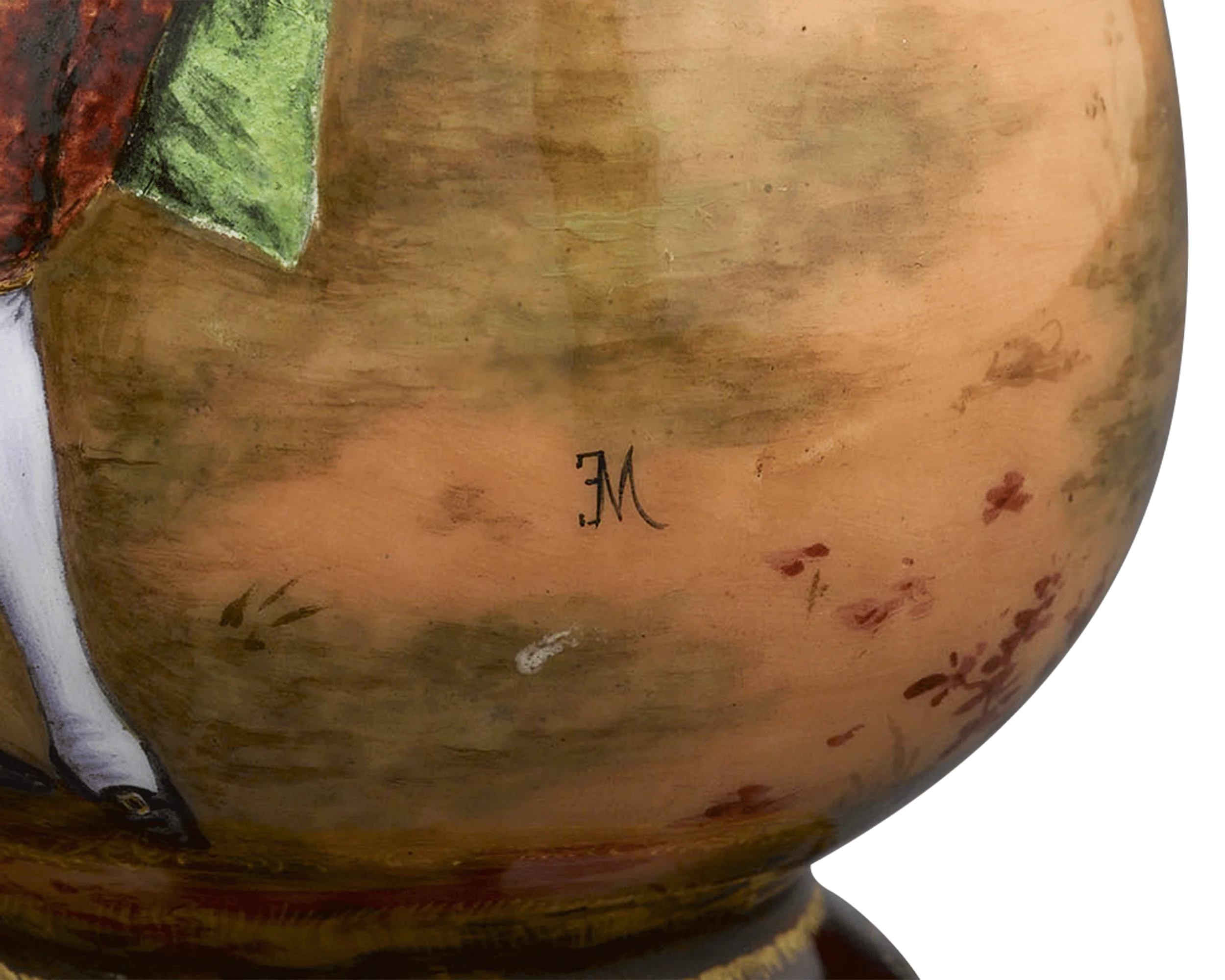 Limoges Enamel Vase - Image 3
